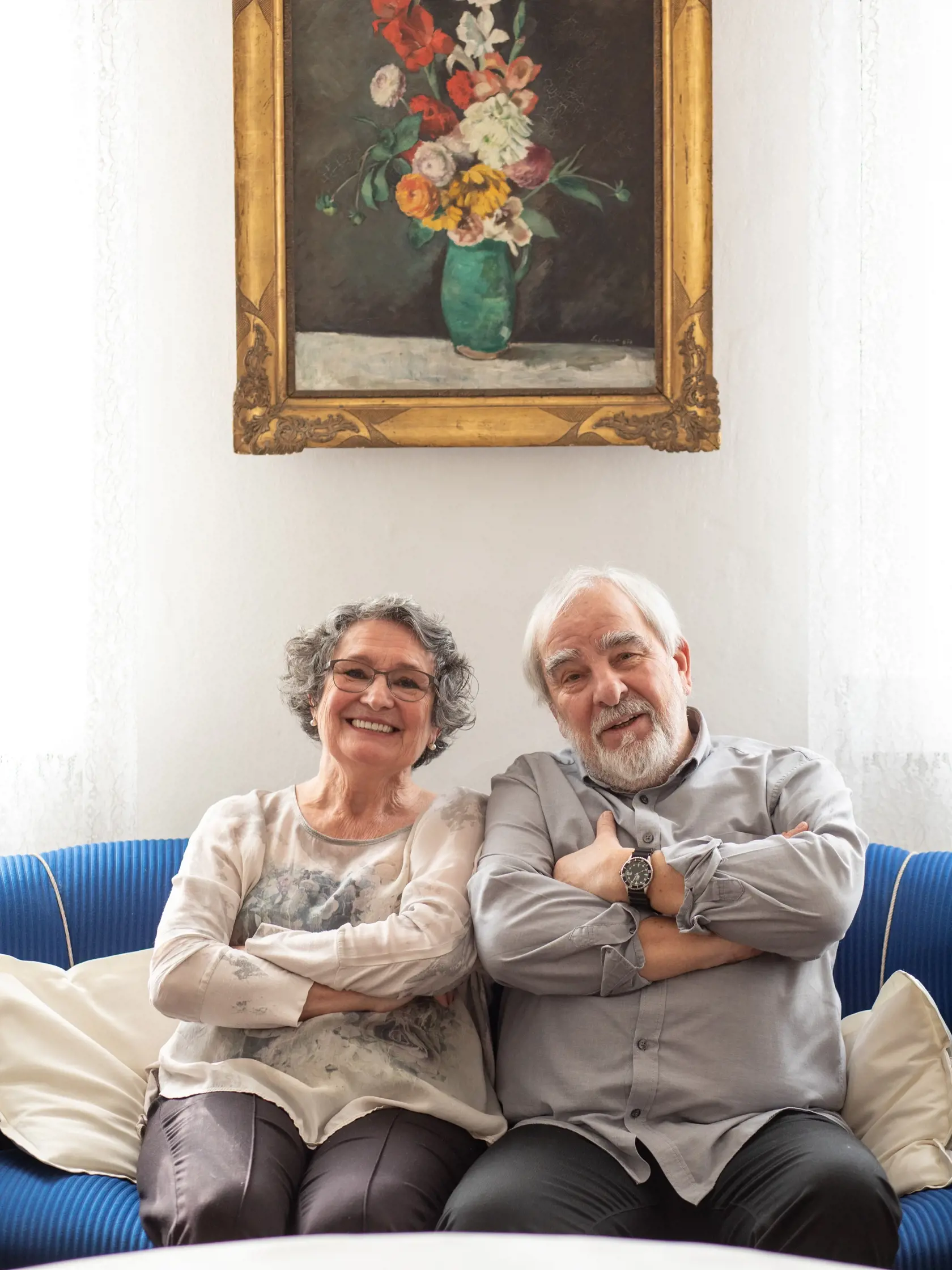 Valentínske fotenie Marián Slovák a manželky Eva Matejková u nich v doma.