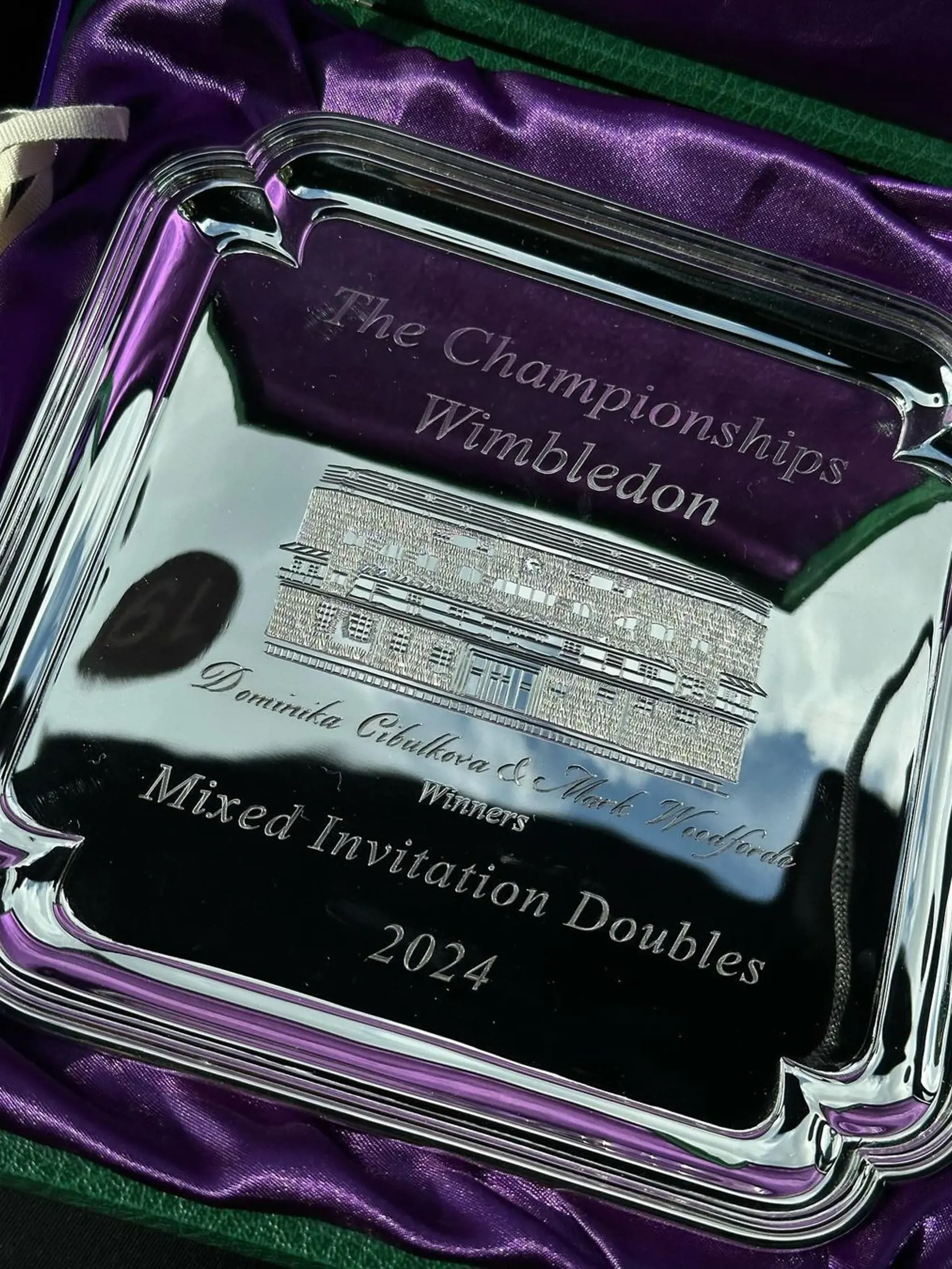 Dominika Cibulková po výhre na Wimbledone.