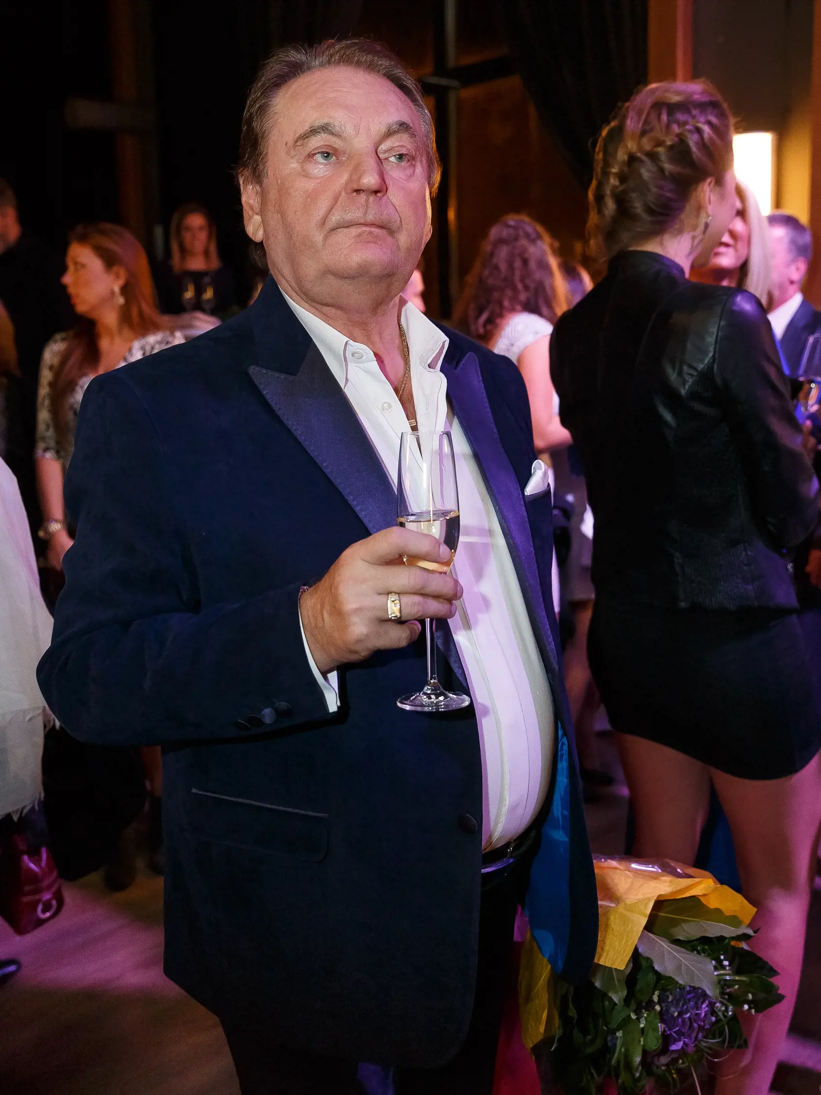 Peter Stašák na oslavách narodenín Sklovskej.