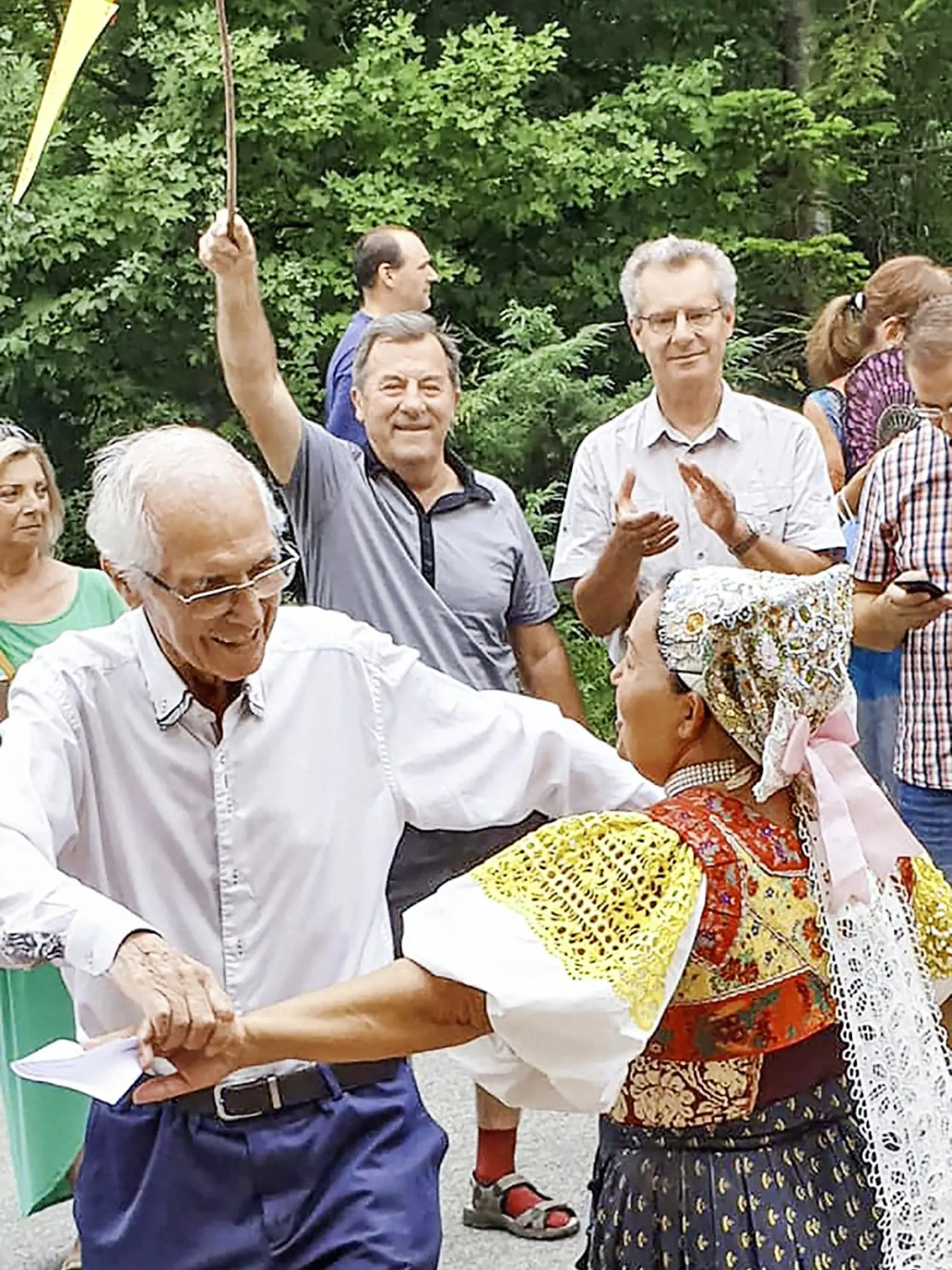 PLNÝ ENERGIE
Počas oslavy
v Banskej Bystrici
vytancoval celý
súbor Podpoľanec.