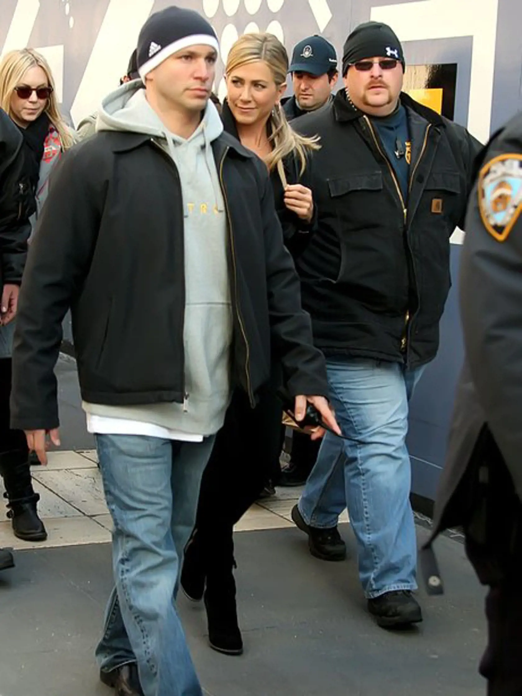 Jennifer Aniston s ochrankou