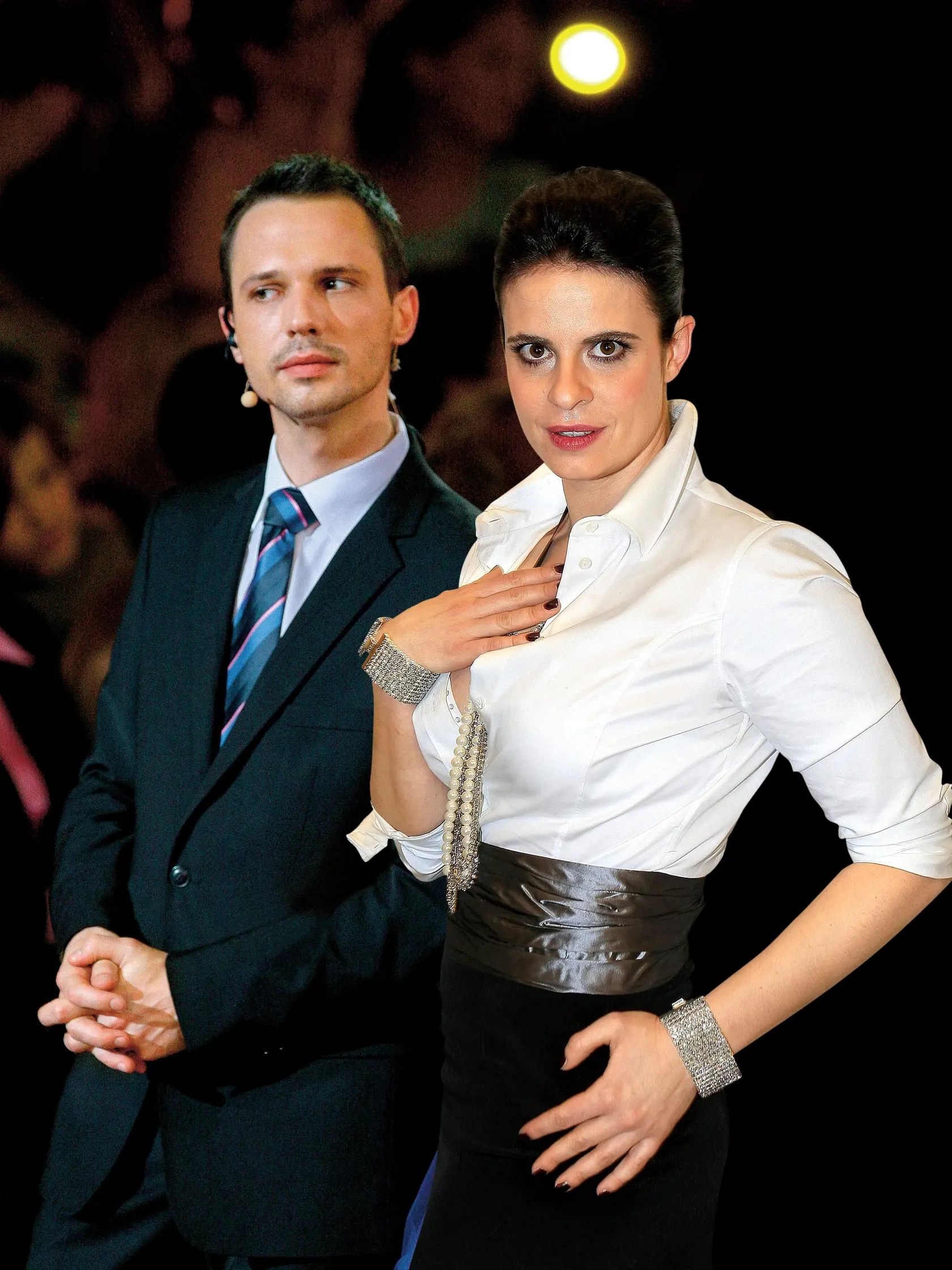 Zuzana Fialová a Martin Pyco Rausch ako moderátori Let's Dance.