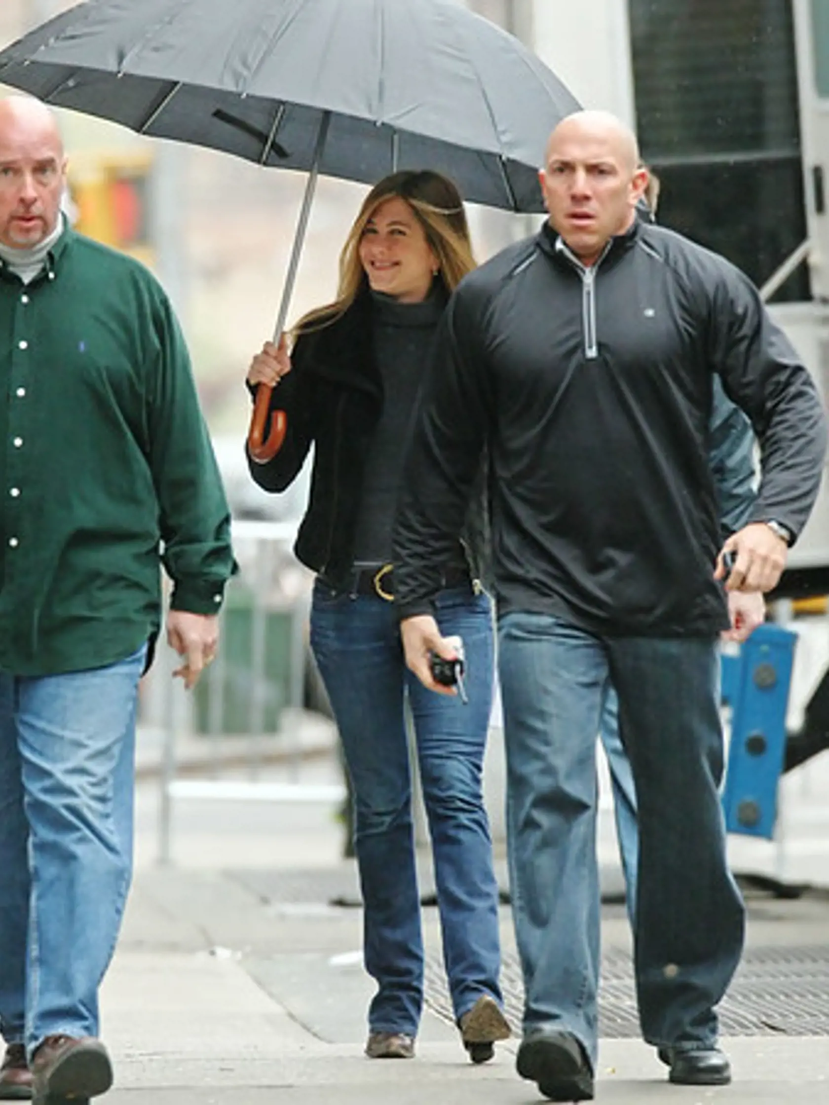 Jennifer Aniston s ochrankou