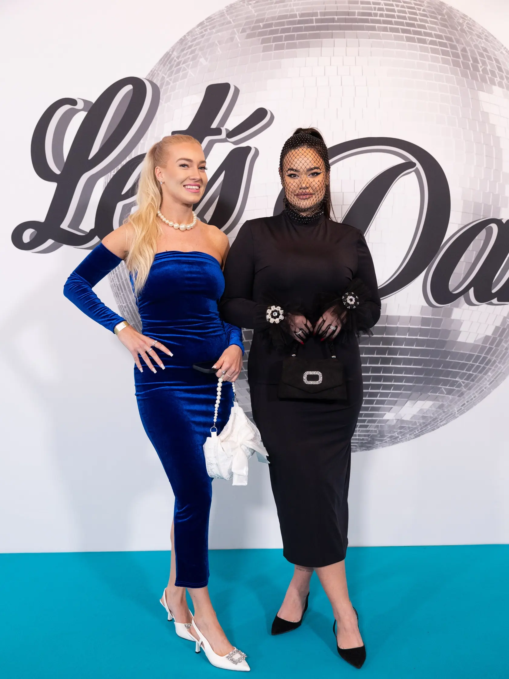 Influencerka Beáta Bejba Rusnáková a Lucy Michalička z Ruže pre nevestu počas deviateho kola Let's dance 2025.