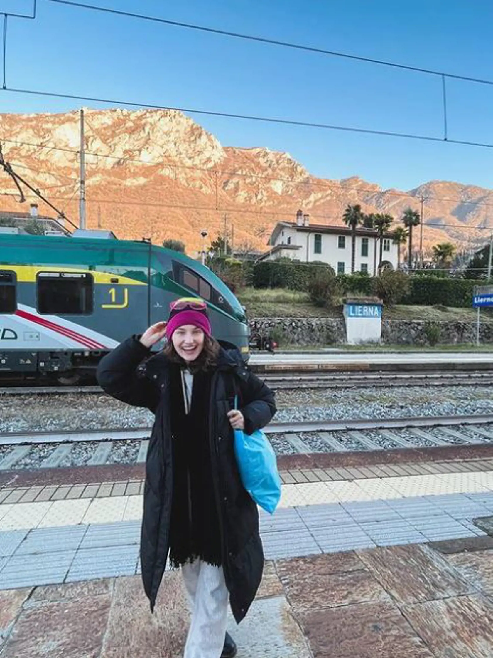 Vlado Plevčík a Petra Dubayová veľa cestovali, v januári boli spolu v Taliansku. Na snímke Lago Como.