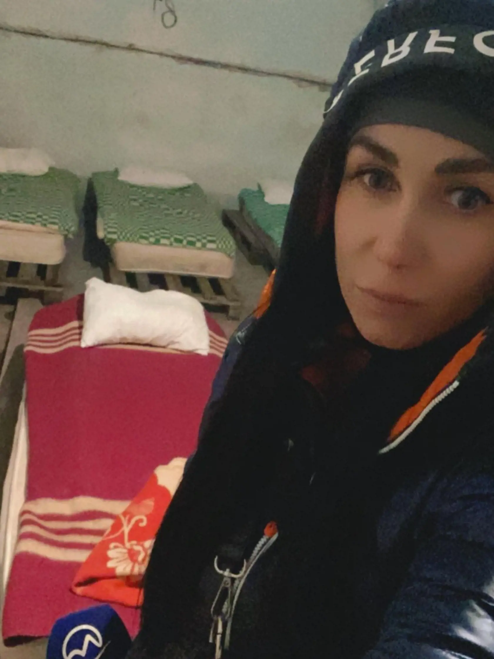 Redaktorka Kristína Kövešová na Ukrajine.