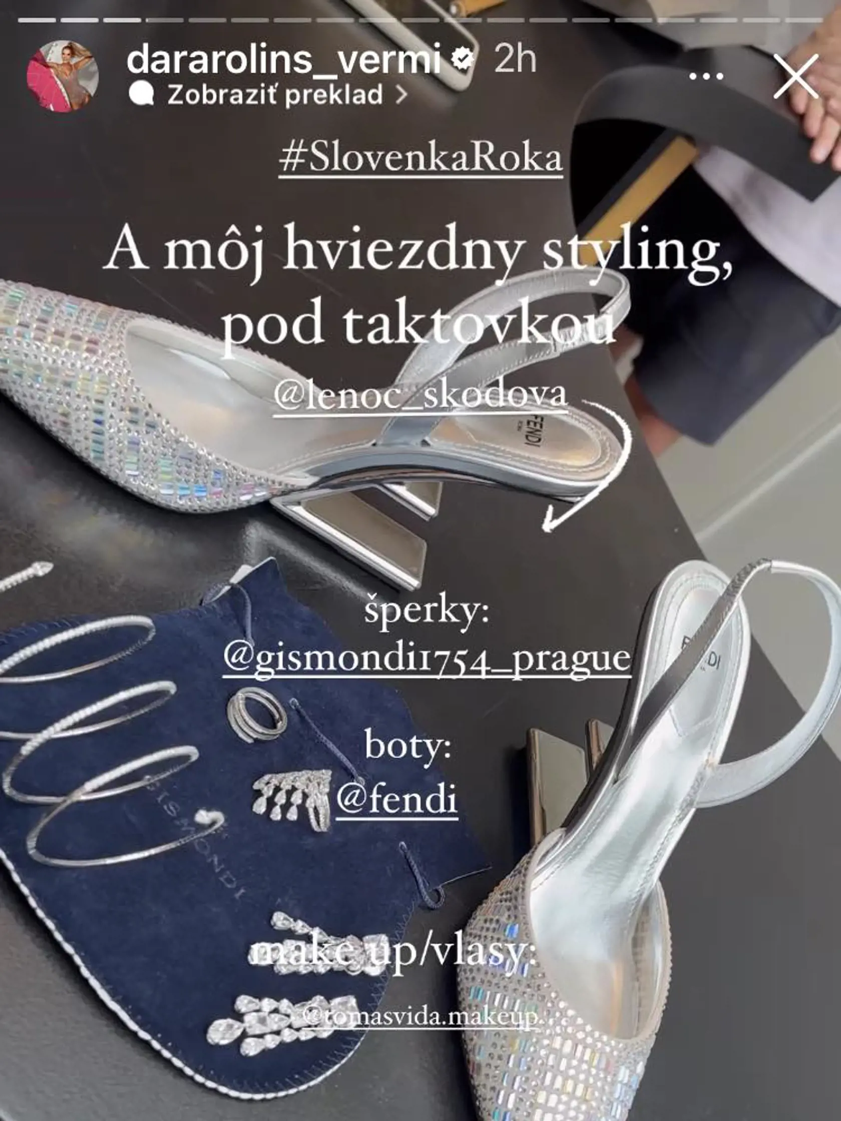 Dara sa na Slovenke roka blysla v topánkach Fendi za 1800 eur.
