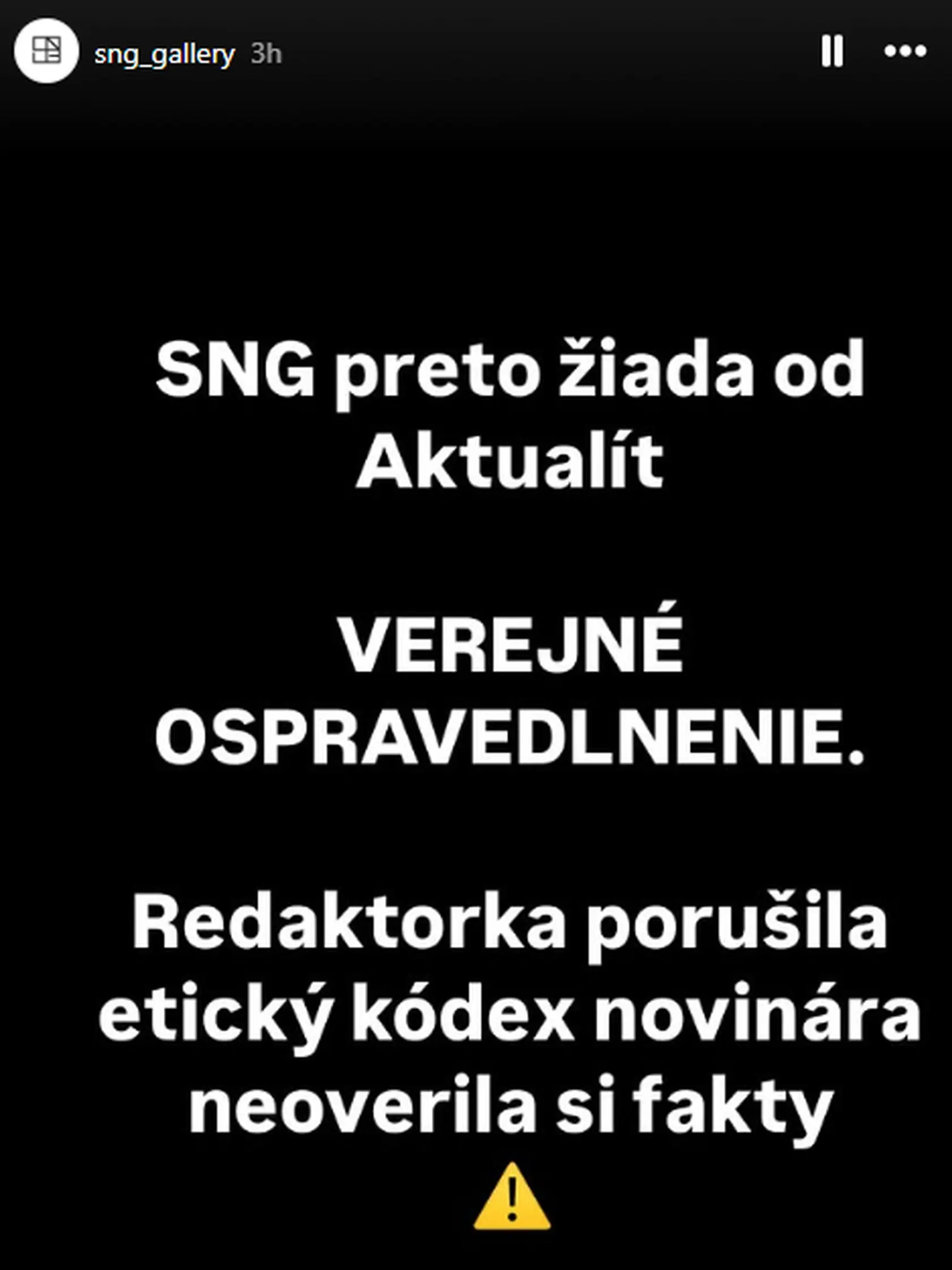 SNG reaguje na informácie ohľadne ich „veľkonočnej“ výzdoby