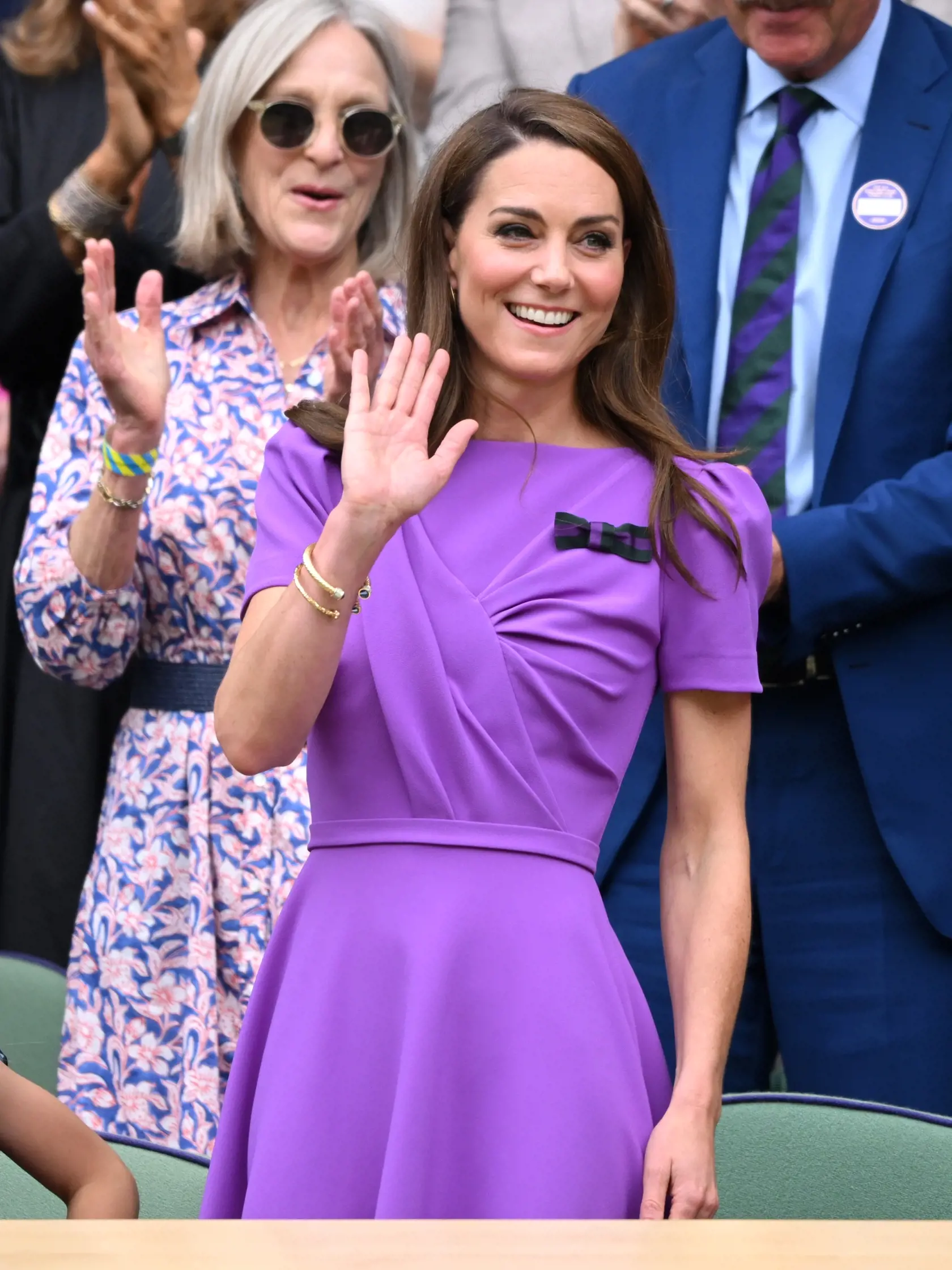 Vojvodkyňa Kate prišla na finále Wimbledonu medzi Carlosom Alcarazom a Novakom Djokovičom.