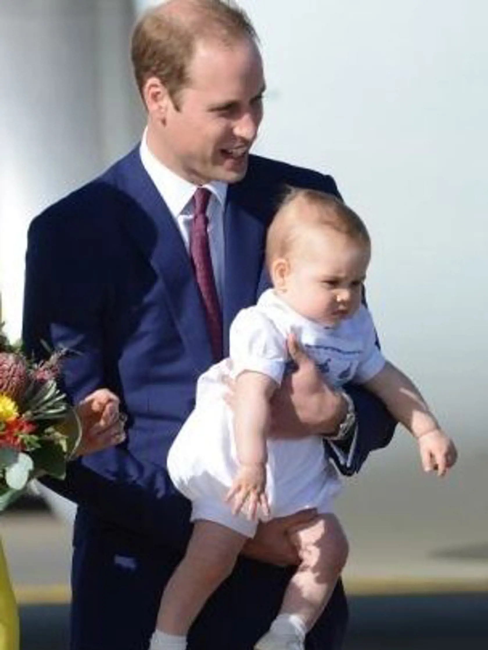 Princ William a jeho syn princ George