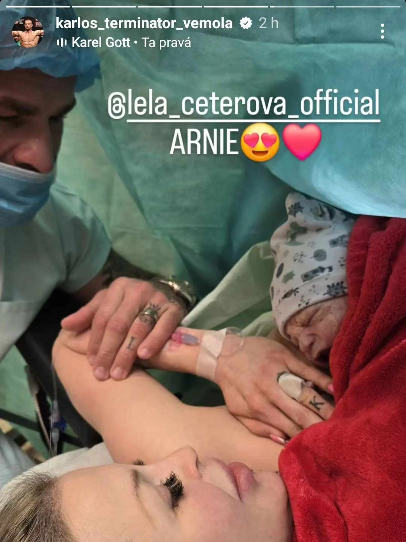 Lela Vémola porodila.