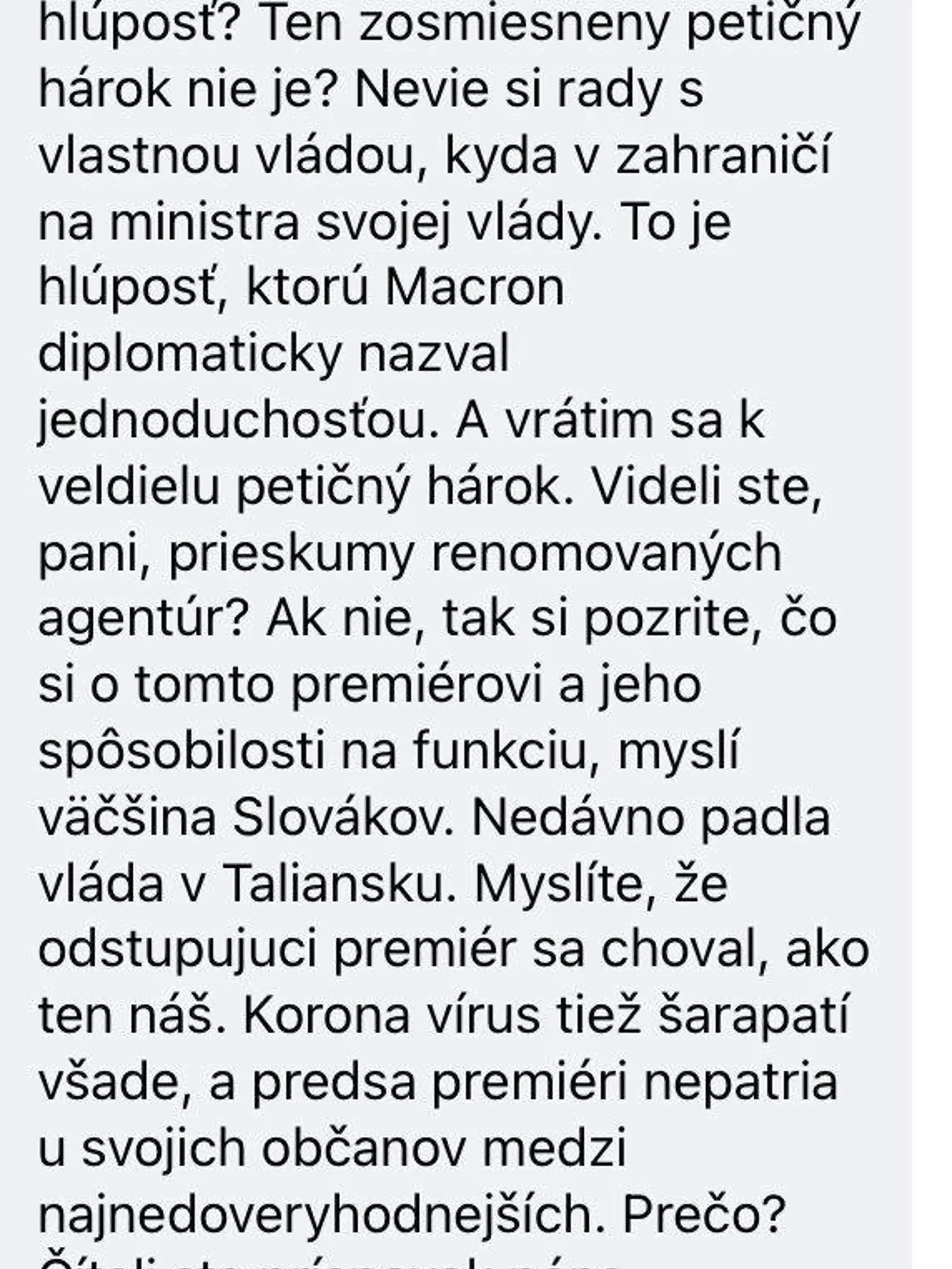 "Vyštengrovať" a zrejme aj pobaviť verejnosť chcel premiér Igor Matovič aj posledným príspevkom v ktorom si uťahoval z opozičného referenda. "Unikol prvý petičný hárok z Referenda za návrat mafie," napísal na sociálnej sieti.  Jeho snaha o humor sa mu však vrátila a to doslova ako bumerang!