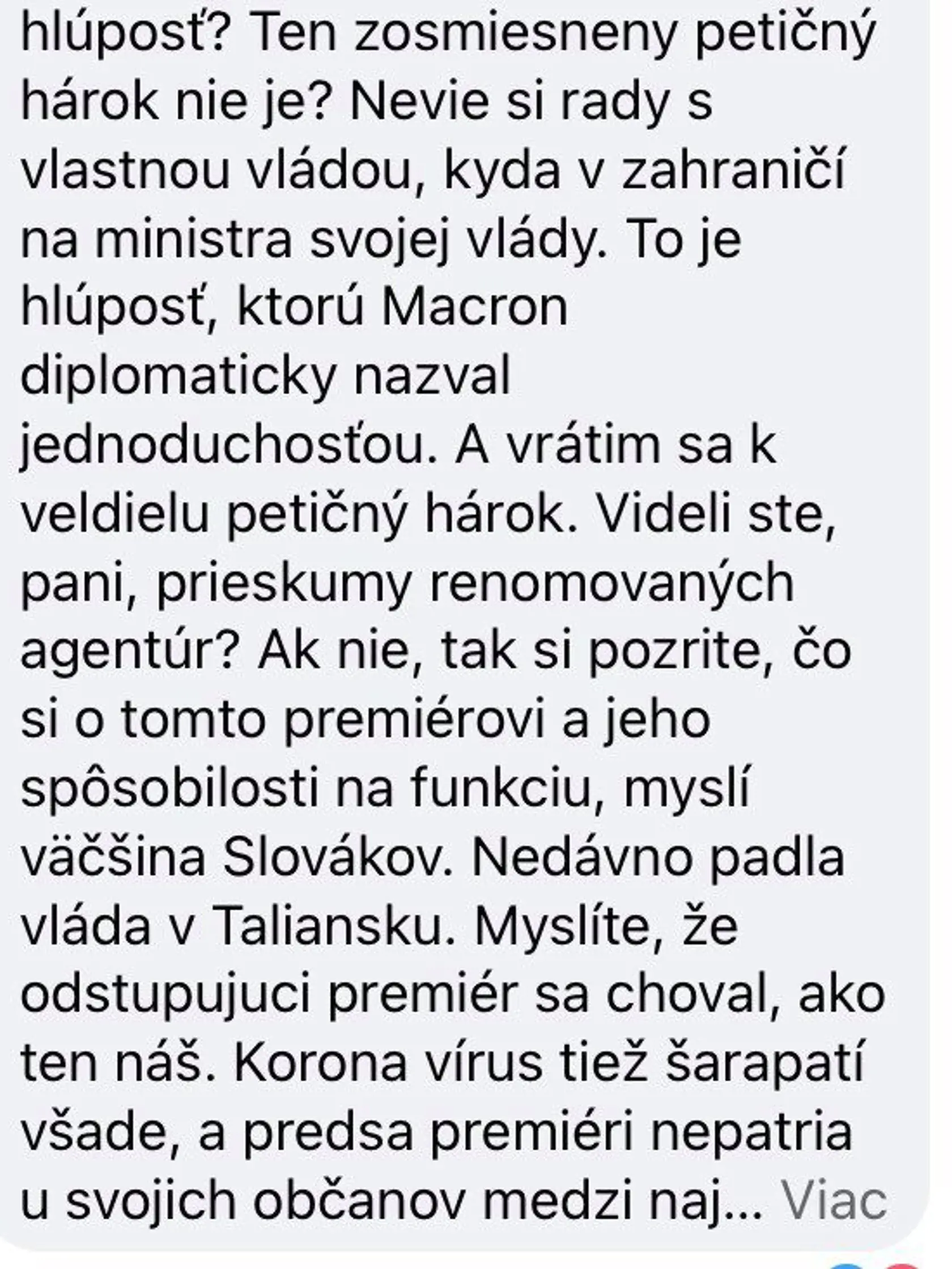 "Vyštengrovať" a zrejme aj pobaviť verejnosť chcel premiér Igor Matovič aj posledným príspevkom v ktorom si uťahoval z opozičného referenda. "Unikol prvý petičný hárok z Referenda za návrat mafie," napísal na sociálnej sieti.  Jeho snaha o humor sa mu však vrátila a to doslova ako bumerang!