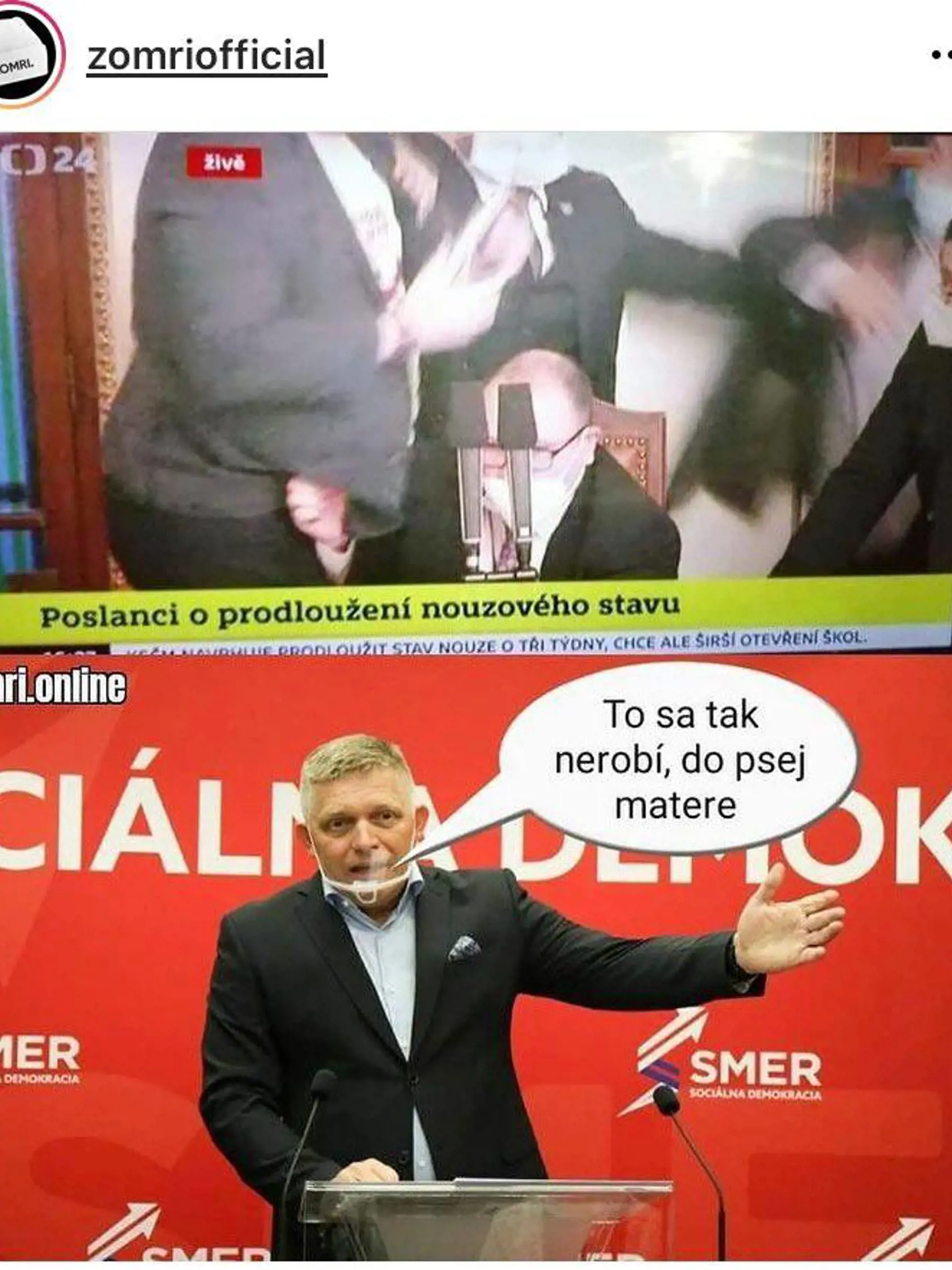 Zistilo sa, že nový Ficov výrok je možné aplikovať úplne na všetko! Aj na bitku v českom parlamente.