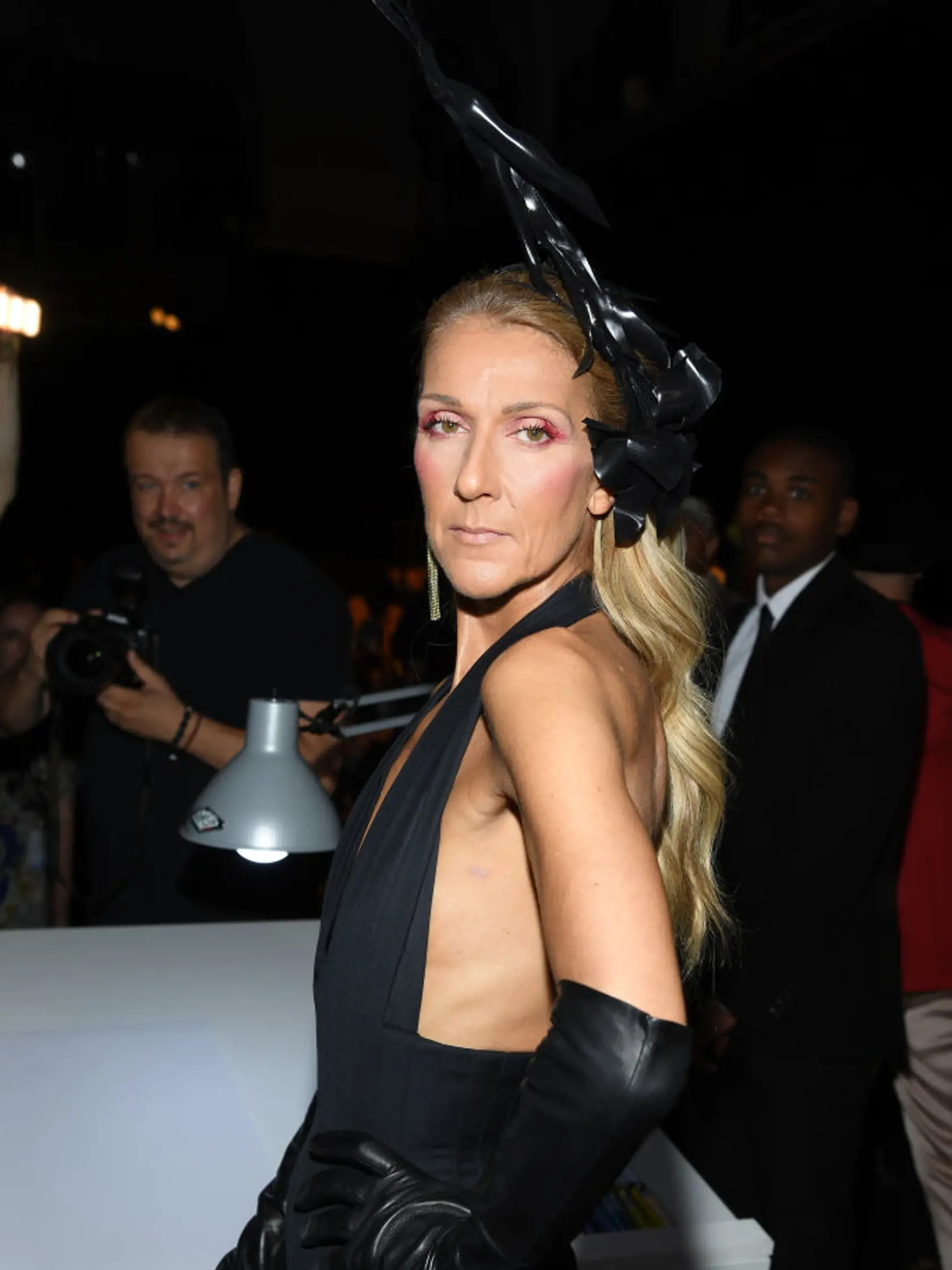 PARIS, FRANCE - JULY 01: Celine Dion attends the Schiaparelli Haute Couture Fall/Winter 2019 2020 show as part of Paris Fashion Week on July 01, 2019 in Paris, France. (Photo by Pascal Le Segretain/Getty Images)