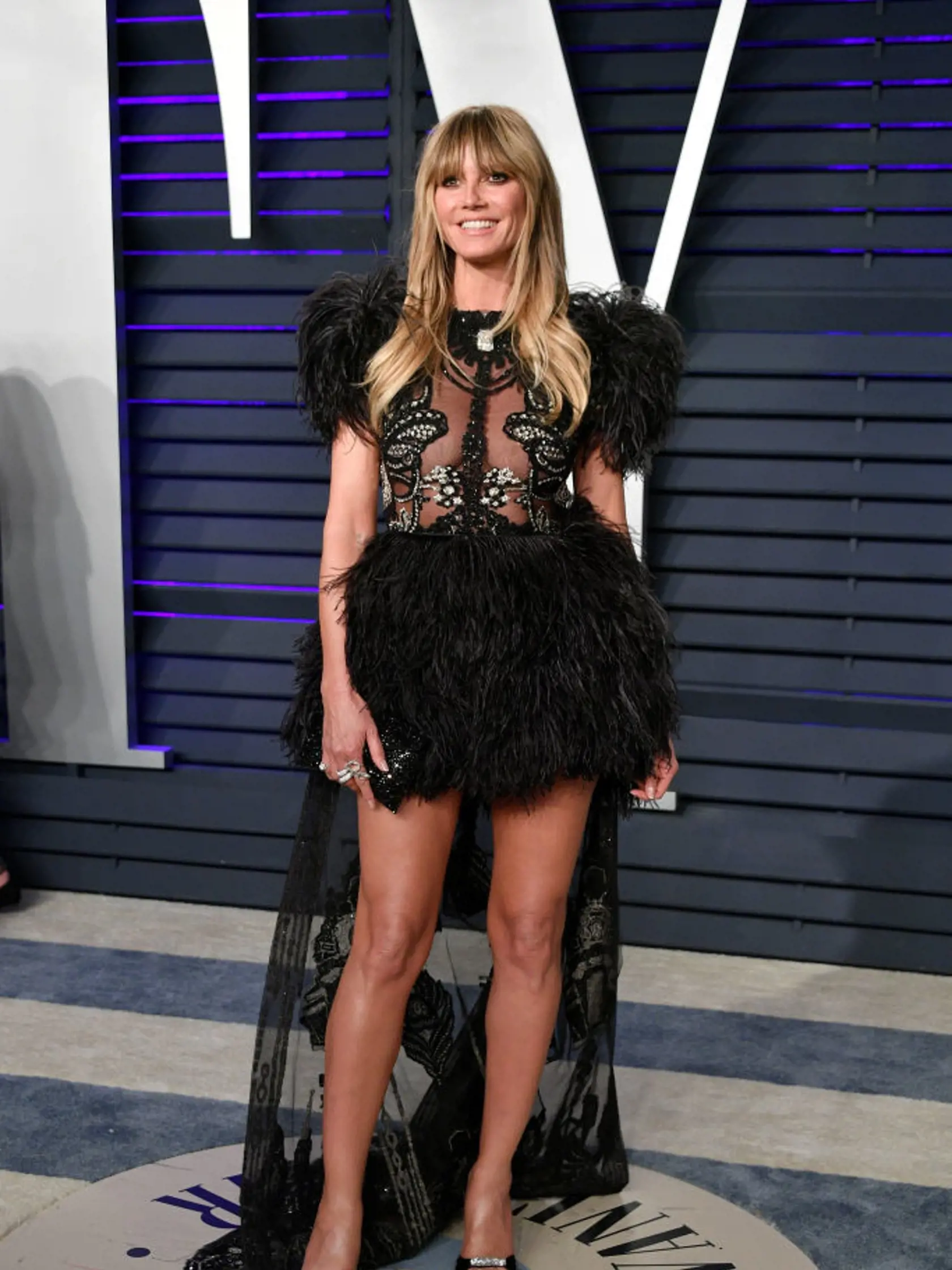 BEVERLY HILLS, CA - FEBRUARY 24:  Heidi Klum attends the 2019 Vanity Fair Oscar Party hosted by Radhika Jones at Wallis Annenberg Center for the Performing Arts on February 24, 2019 in Beverly Hills, California.  (Photo by Dia Dipasupil/Getty Images)