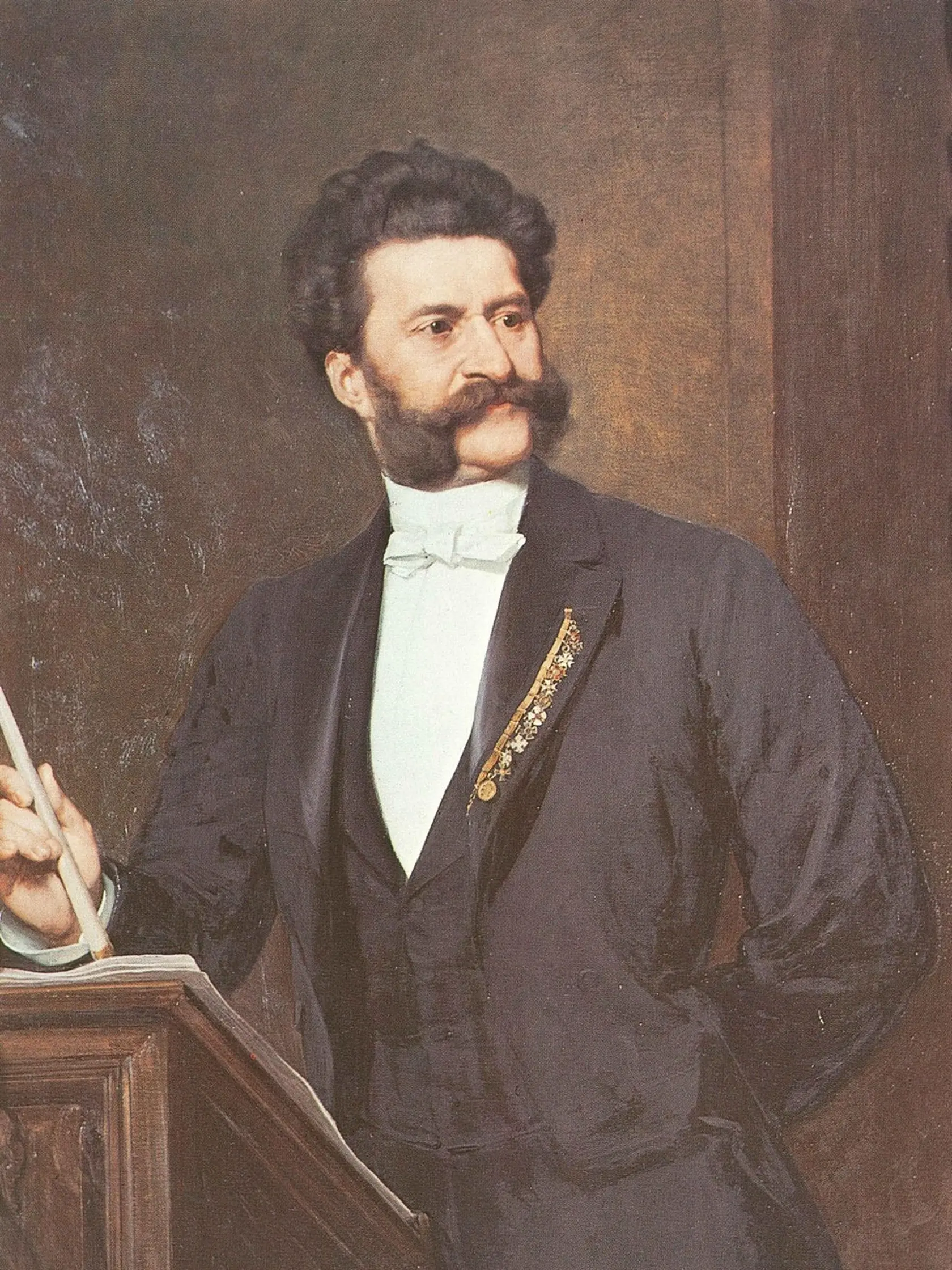 Skladateľ Johann Strauss mladší.