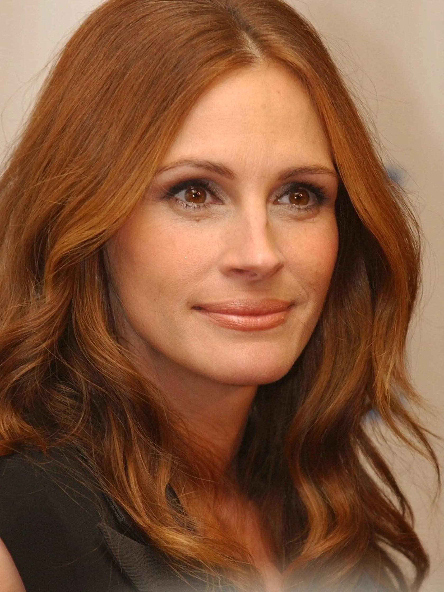 Julia Roberts s rovnými vlasmi
