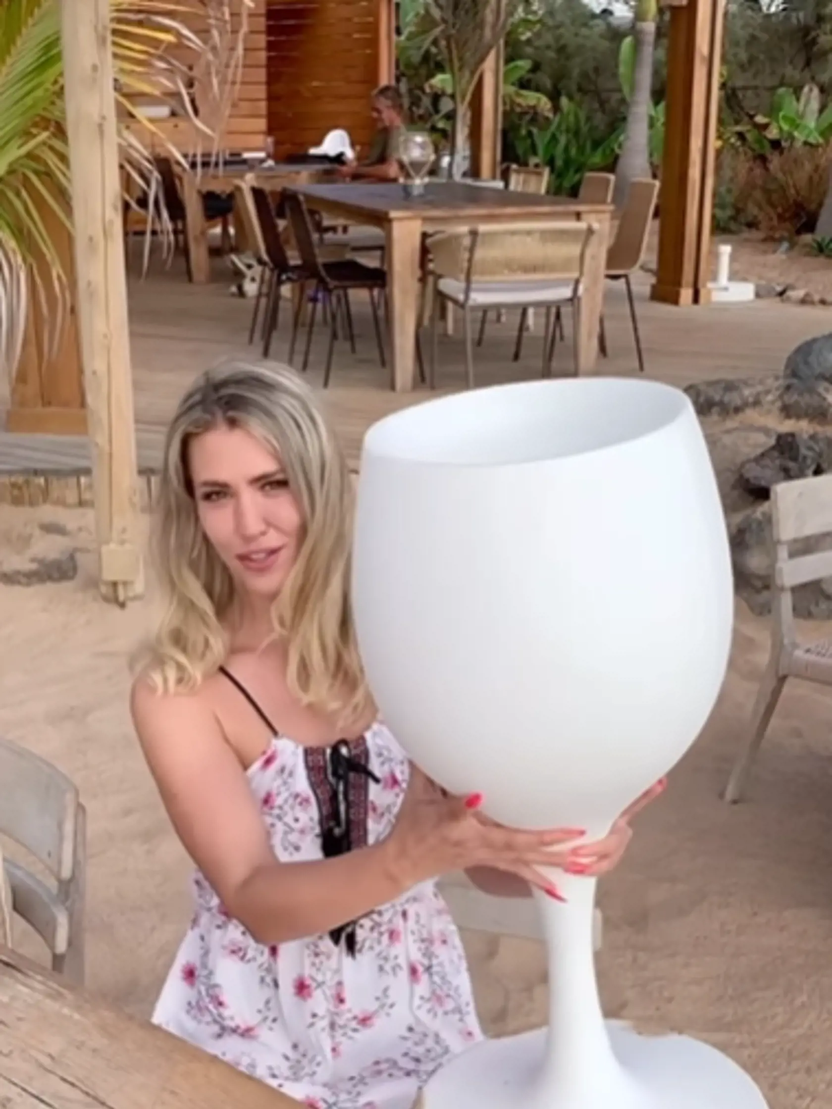 Katka Talanová počas dovolenky na Tenerife.