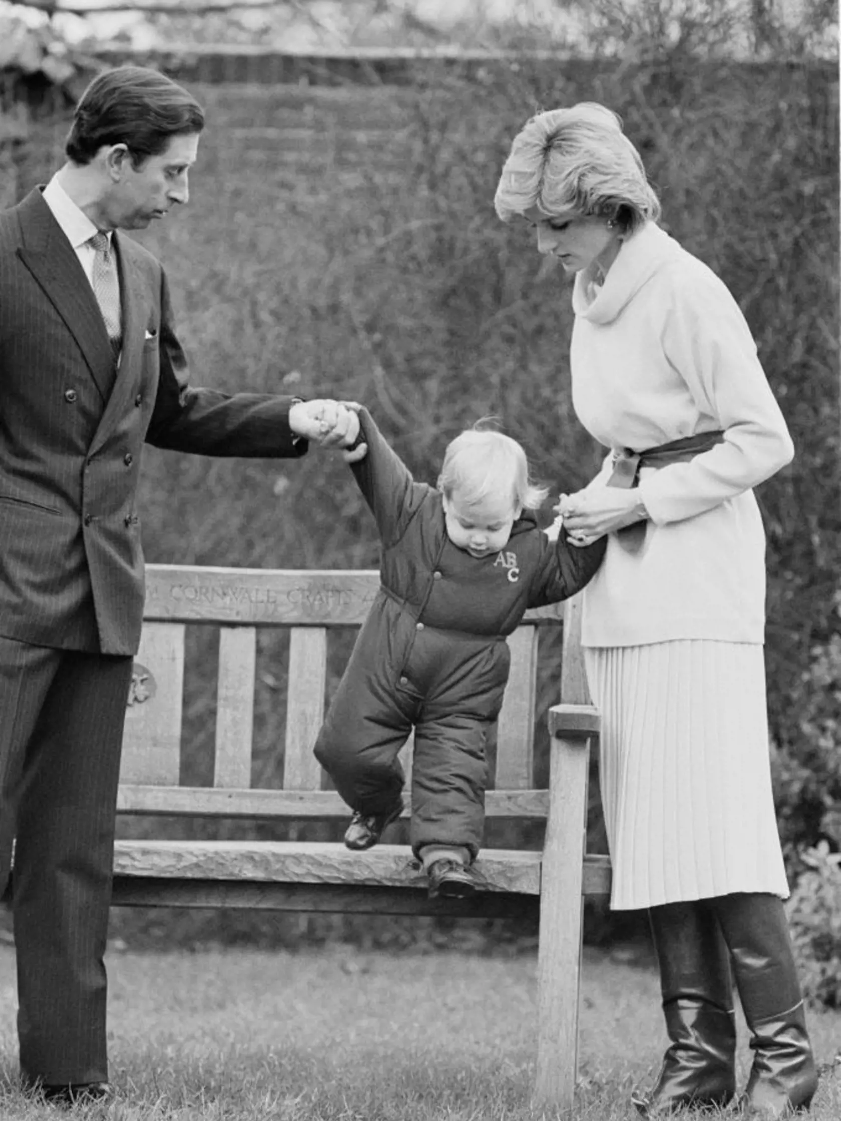 Princezná Diana, princ Charles, princ William v roku 1983