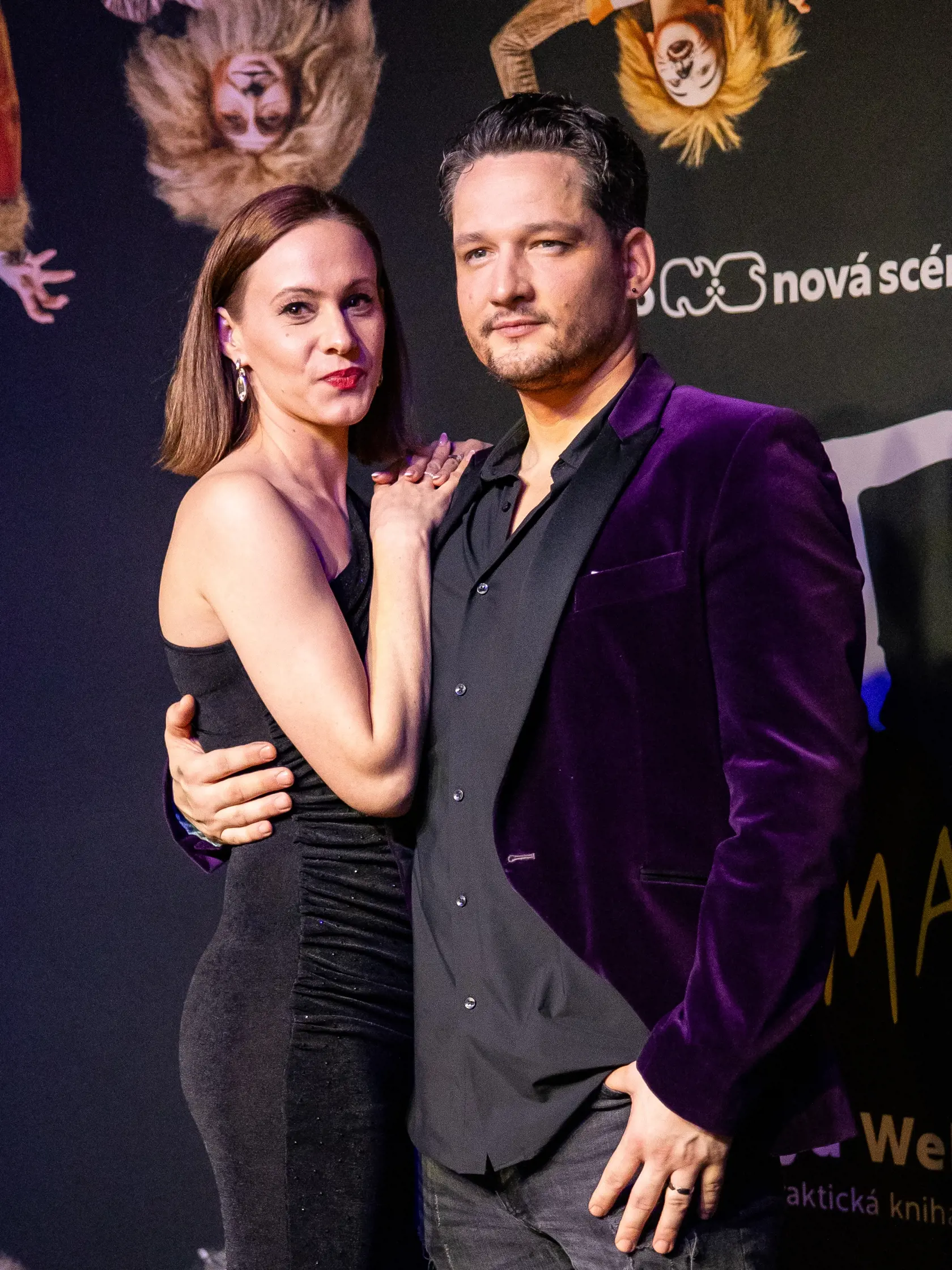 Herec Peter Makranský s manželkou.