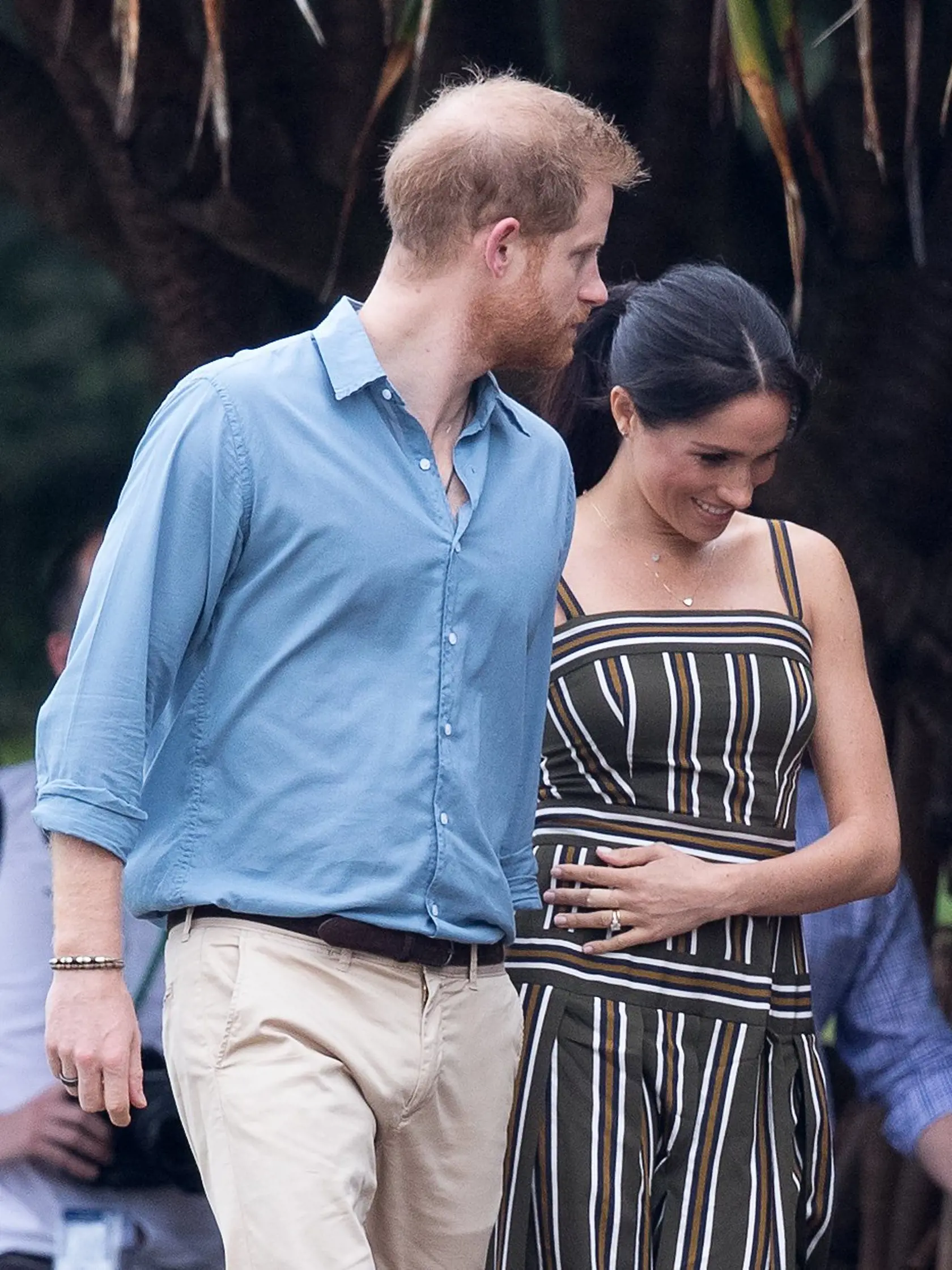 Meghan a Harry na Bondi Beach v Sydney.