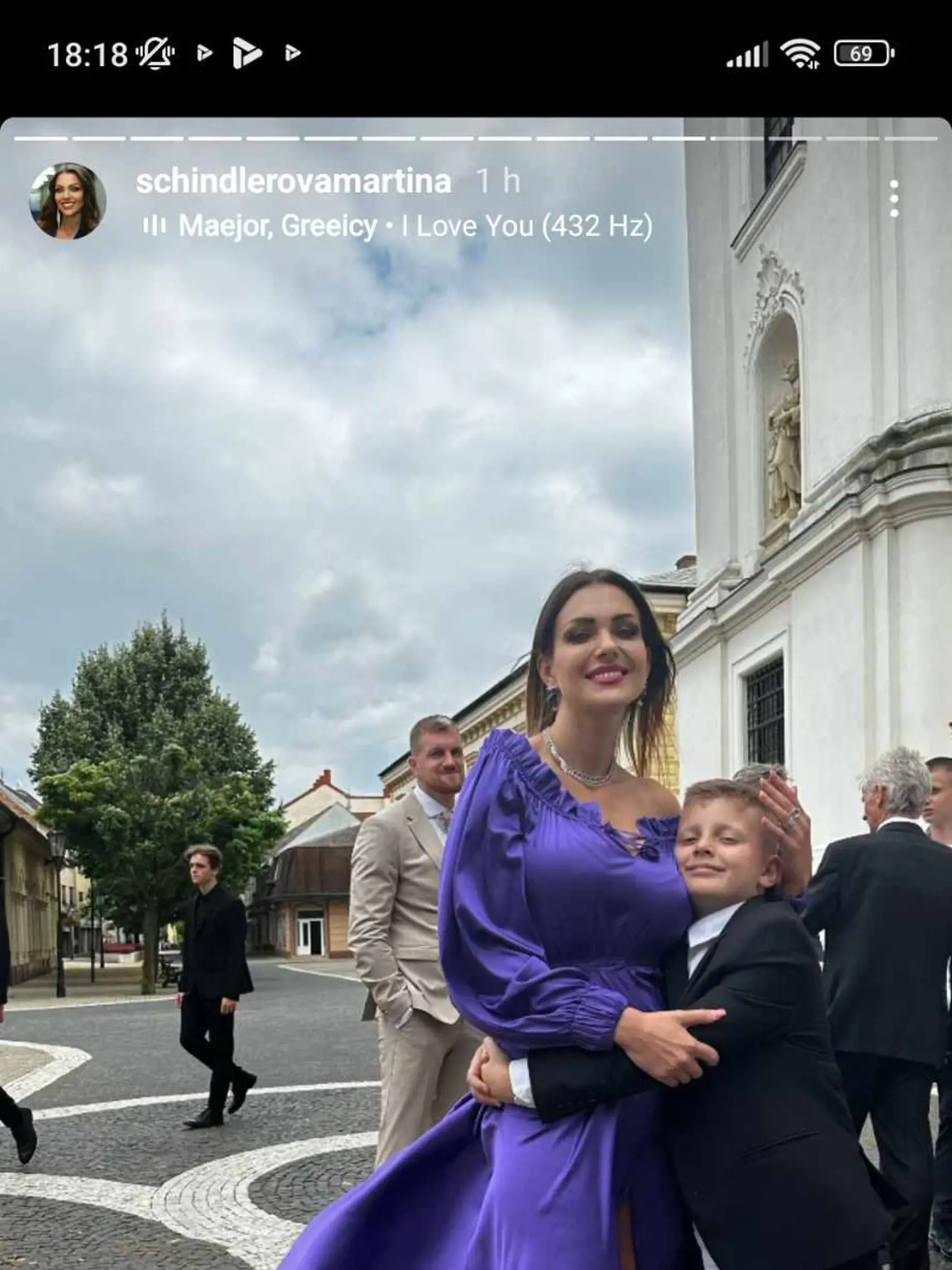 Na svadbe nemohol chýbať ani Martinin syn Kamil.