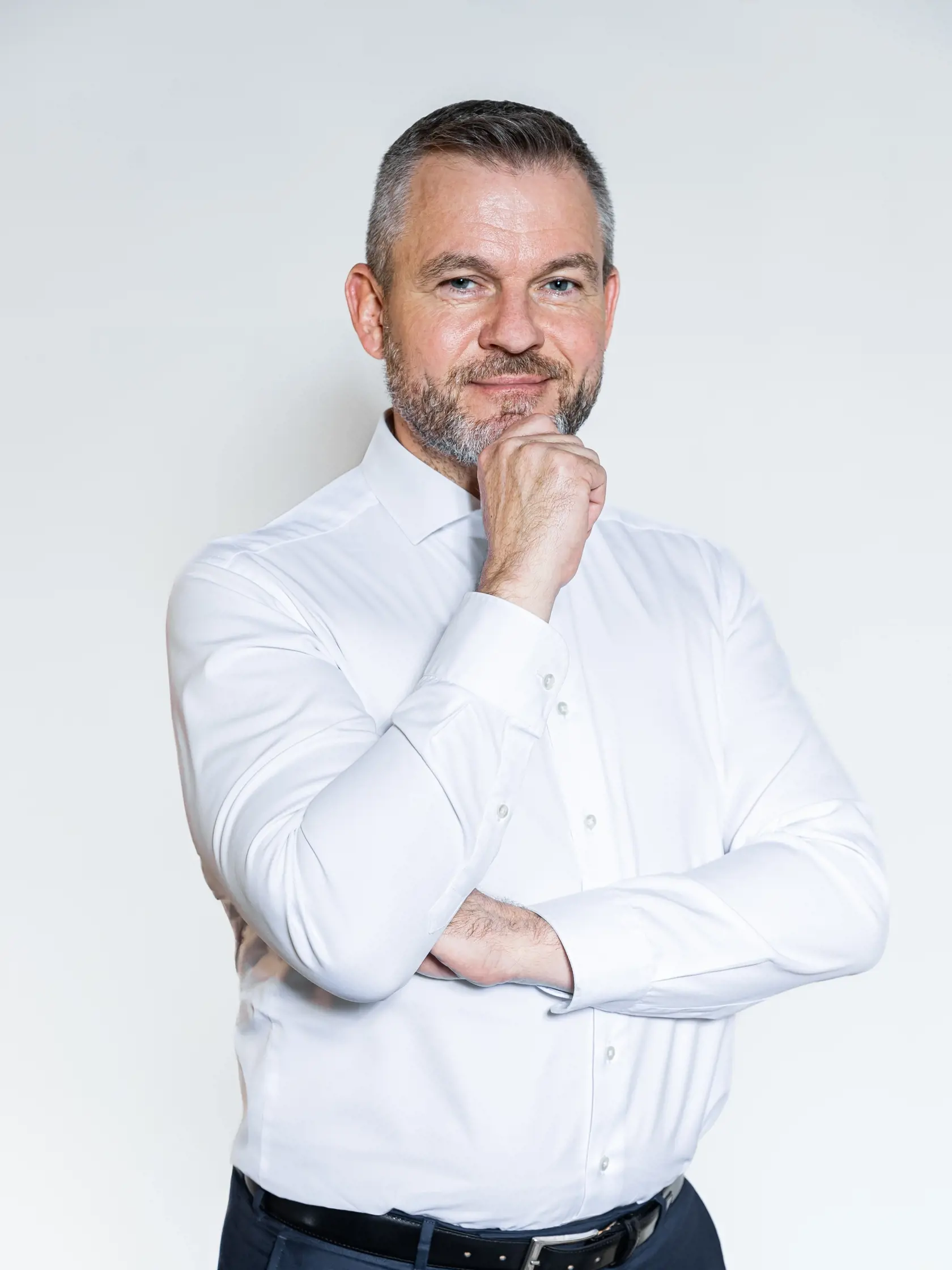 Prezident Slovenskej republiky Peter Pellegrini v Bratislave. 