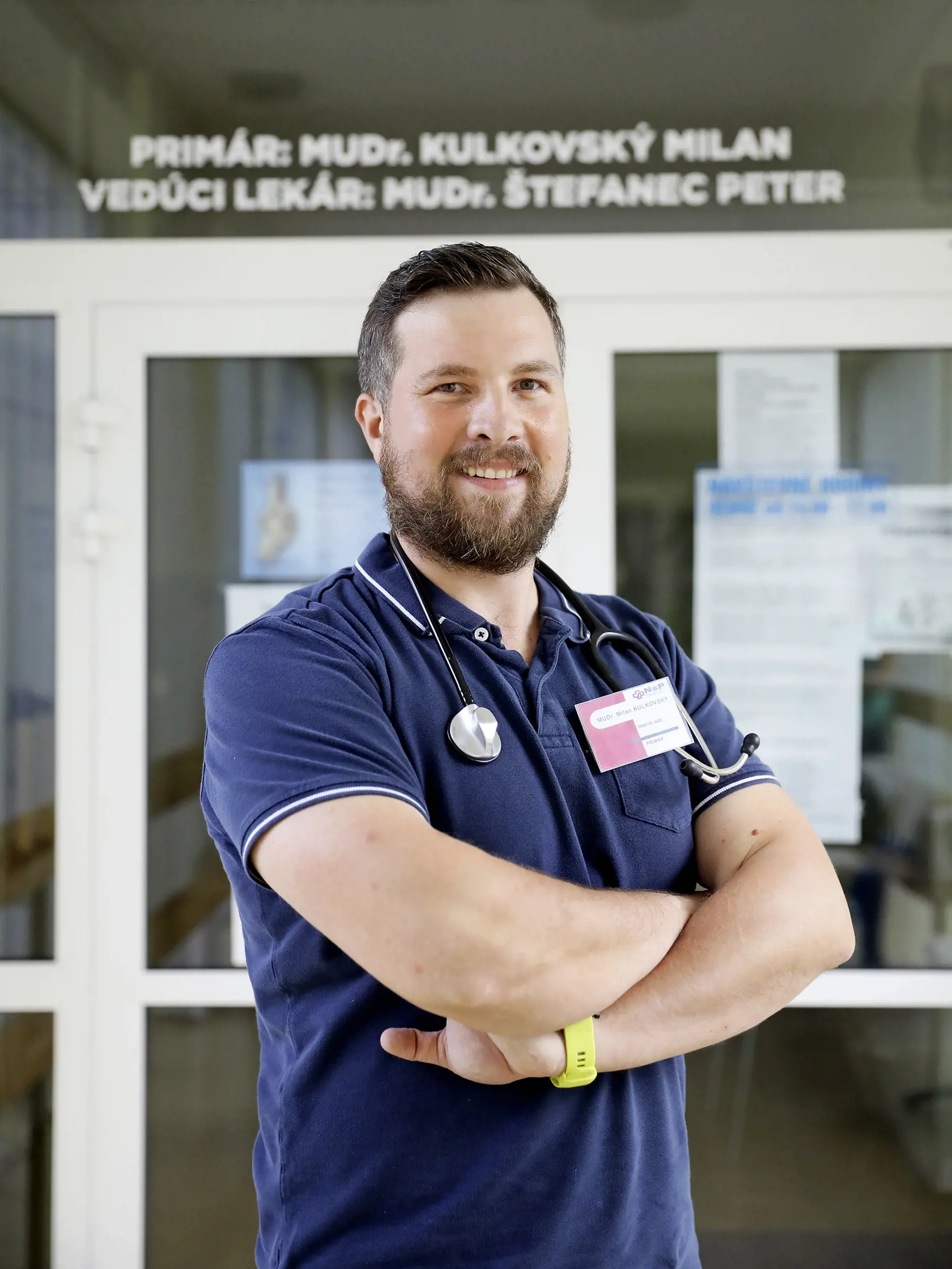 MUDr. Milan Kulkovský, primár interného oddelenia NsP Považská Bystrica
