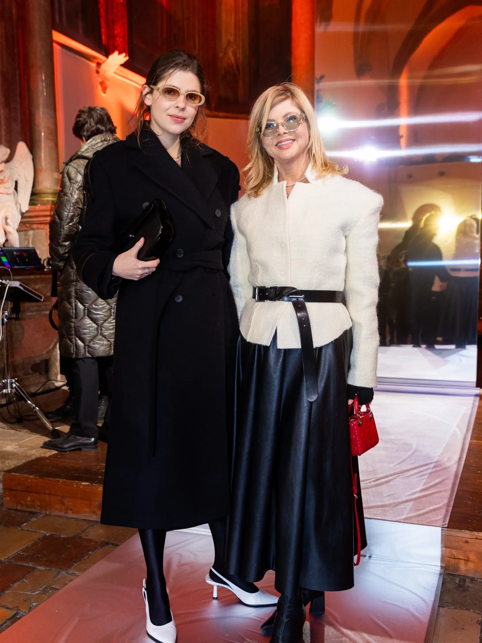Soňa Müllerová s dcérou na módnej prehliadke Marcela Holubca