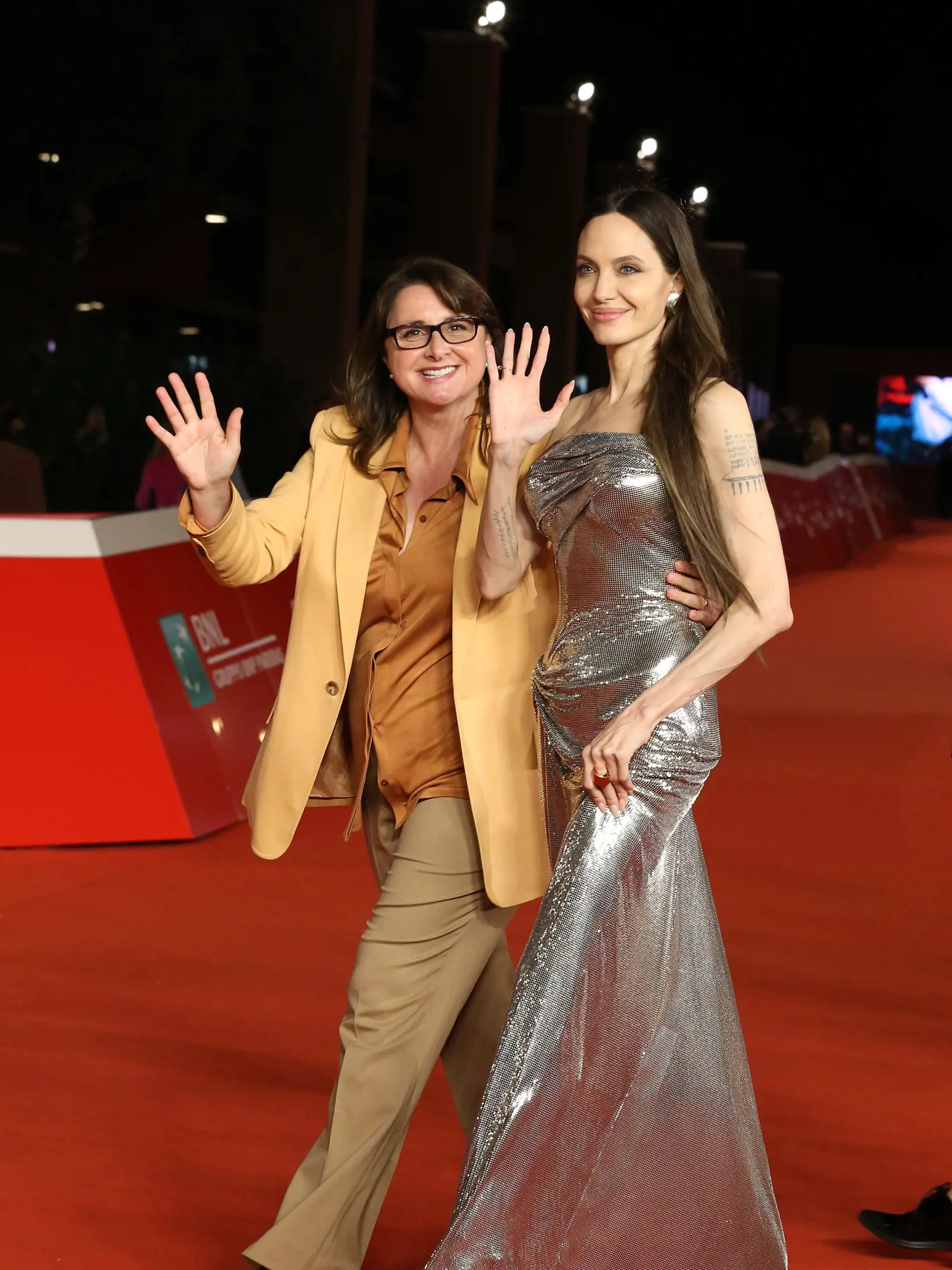 Herečka Angelina Jolie na premiére filmu Eternals v Ríme.