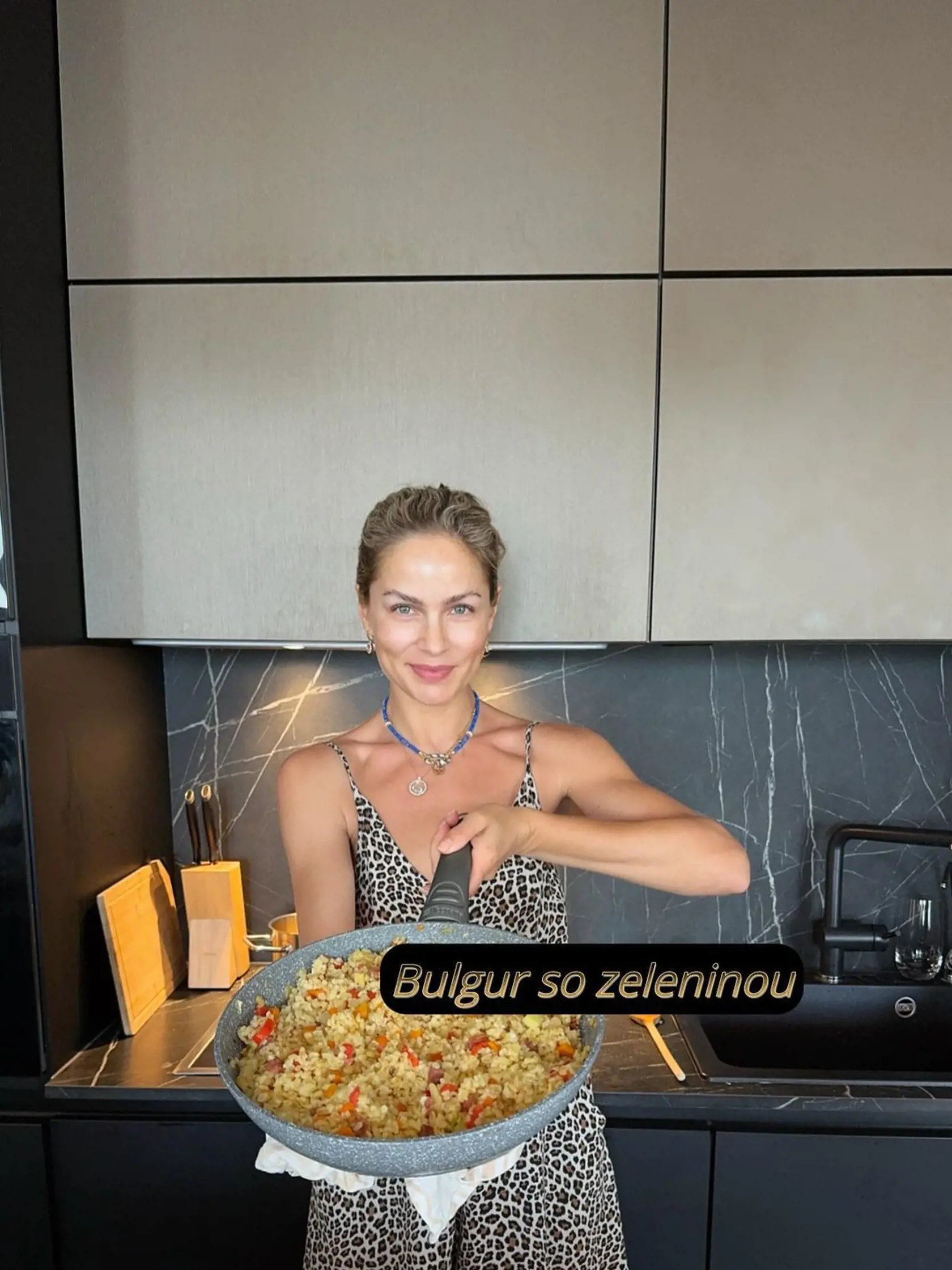Ivana Gáborík varí aj na dovolenke.