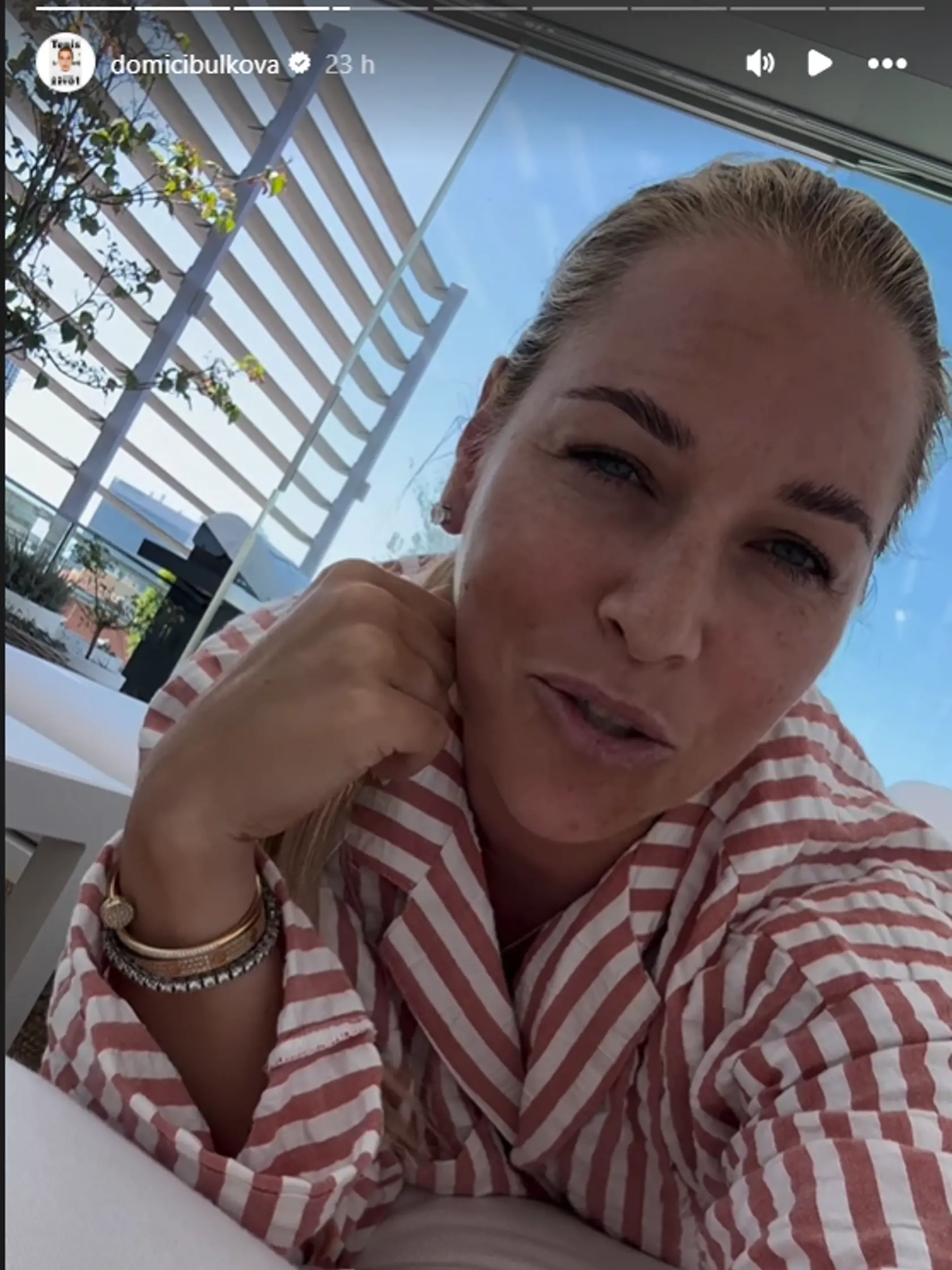 Dominika Cibulková sa nechala odvážiť po dvoch mesiacoch, ktoré trávila prevažne na dovolenkách.