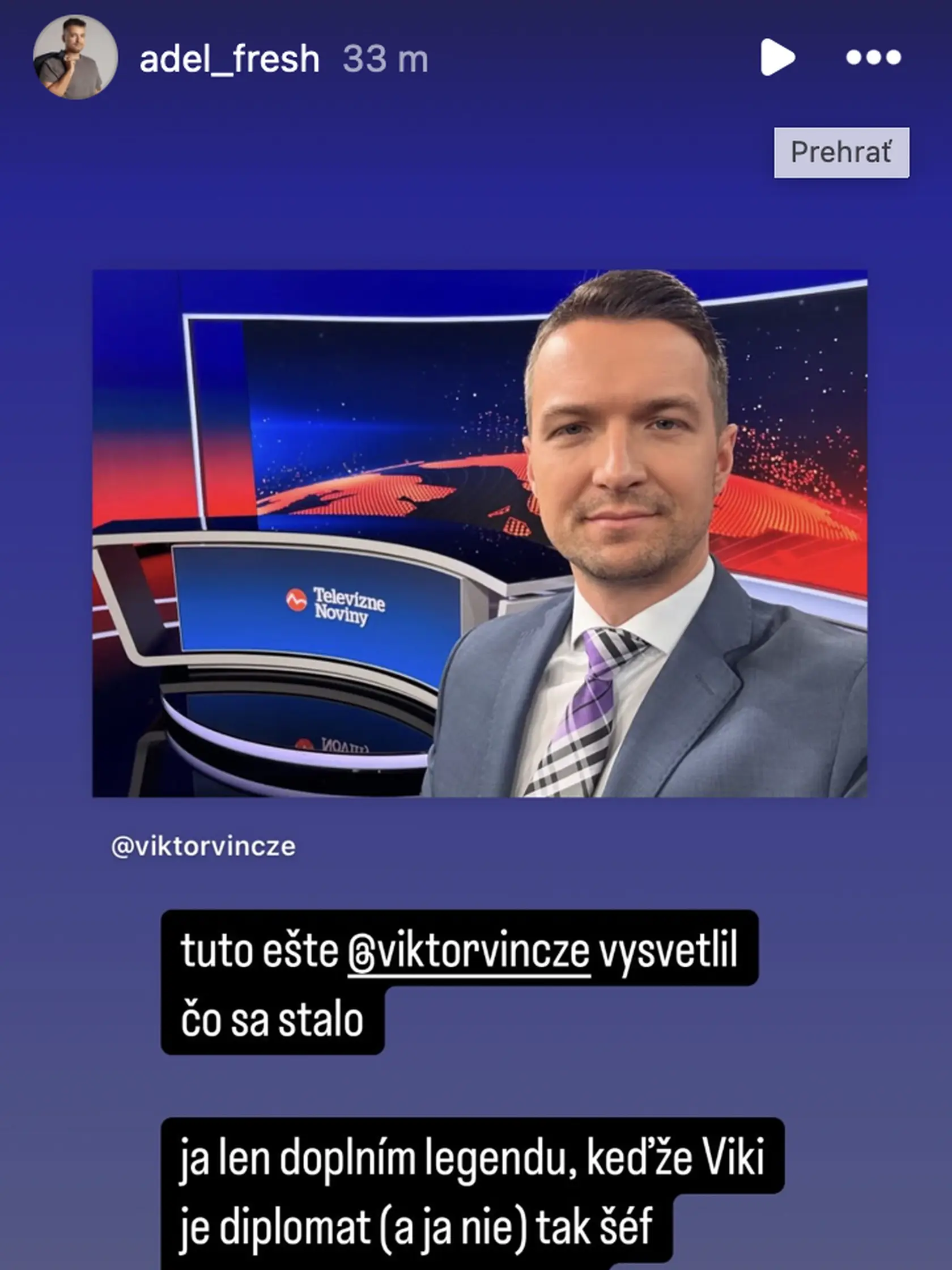 Reakcia Adela Ghannama na odchod Viktora Vinczeho z televízie Markíza.