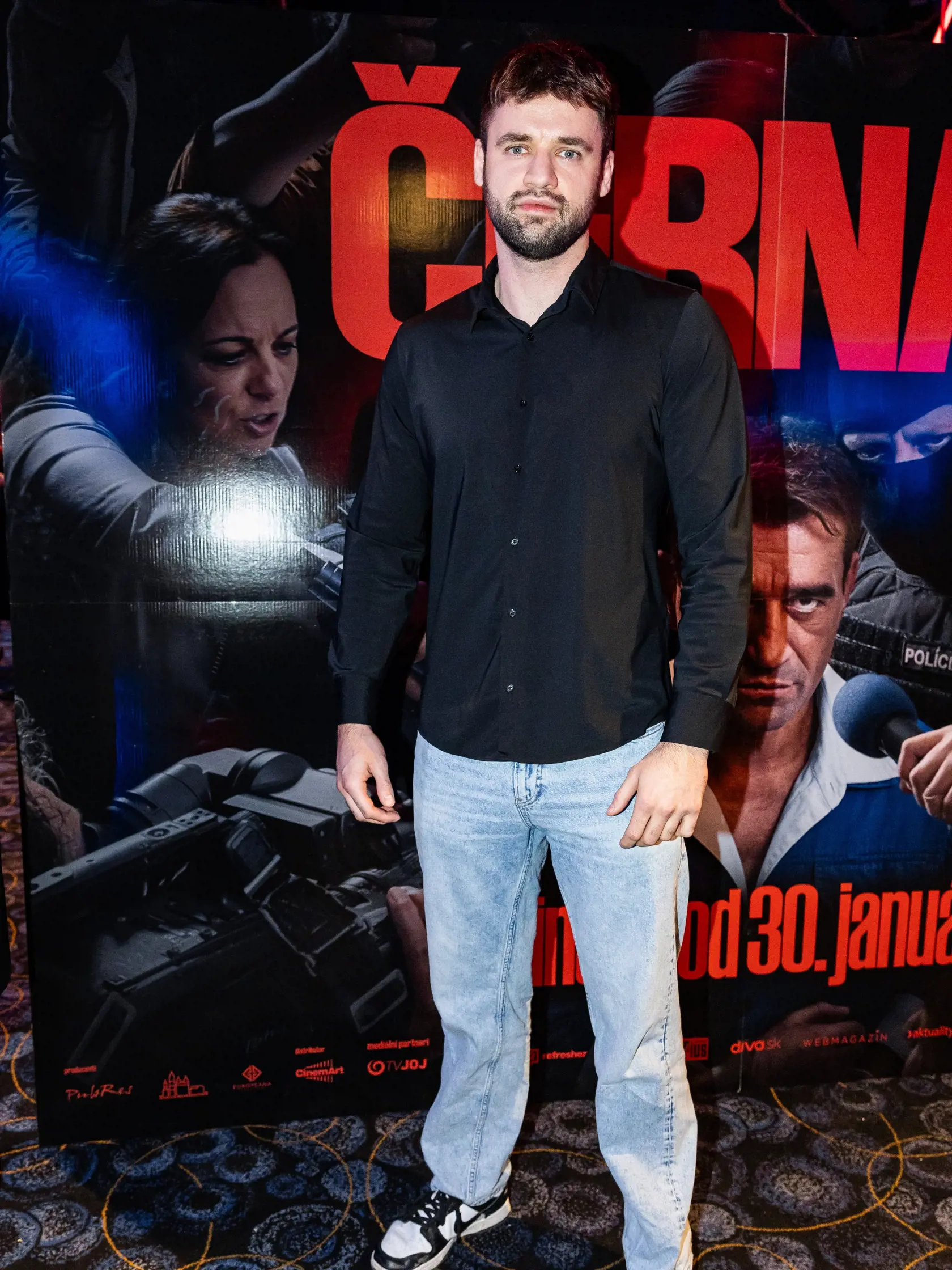 Premiéra druhého dielu filmu “ČERNÁK” v Bratislave. Na snímke Filip Sulík.