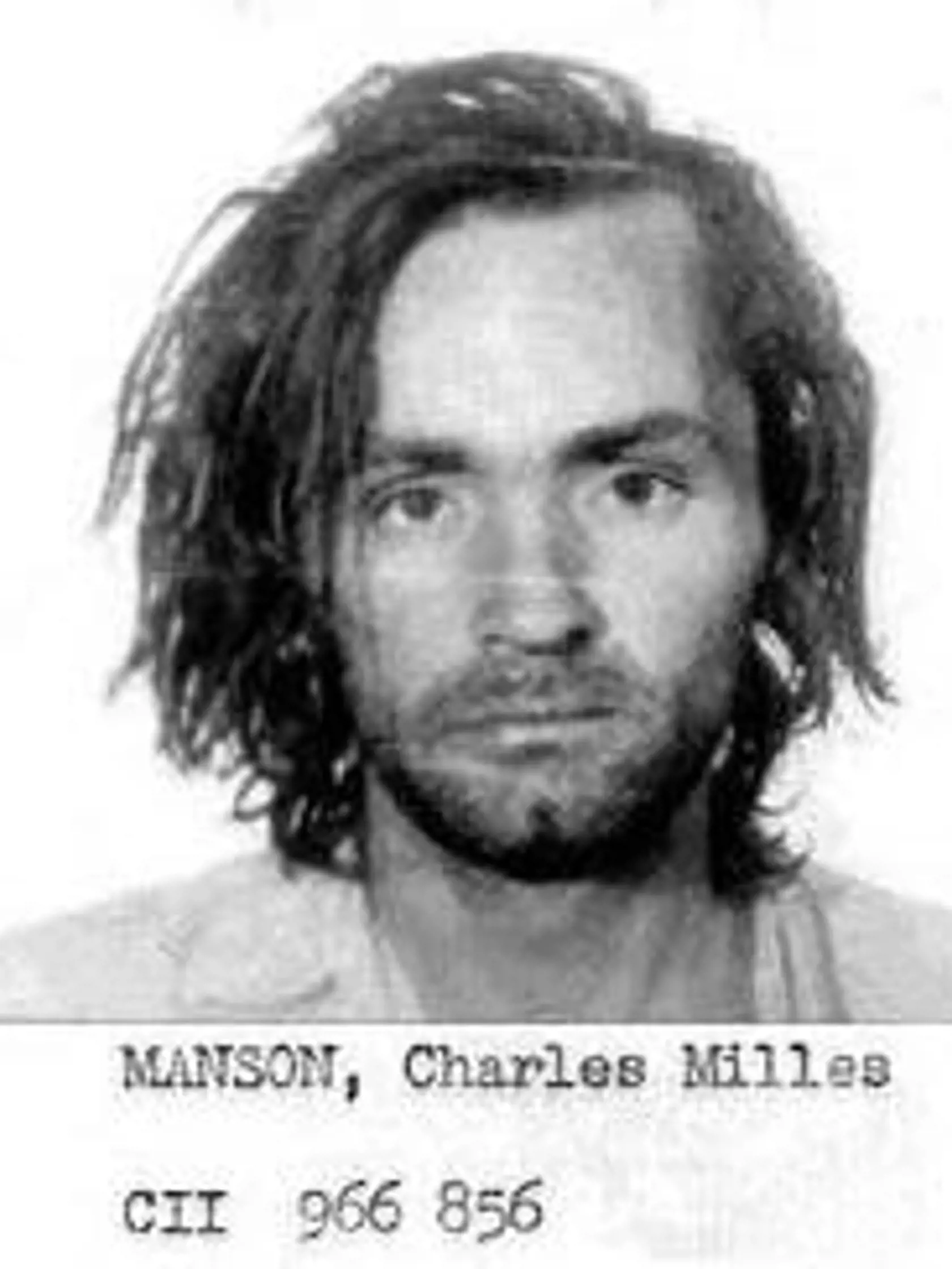 Manson v roku 1971, keď dostal trest smrti.