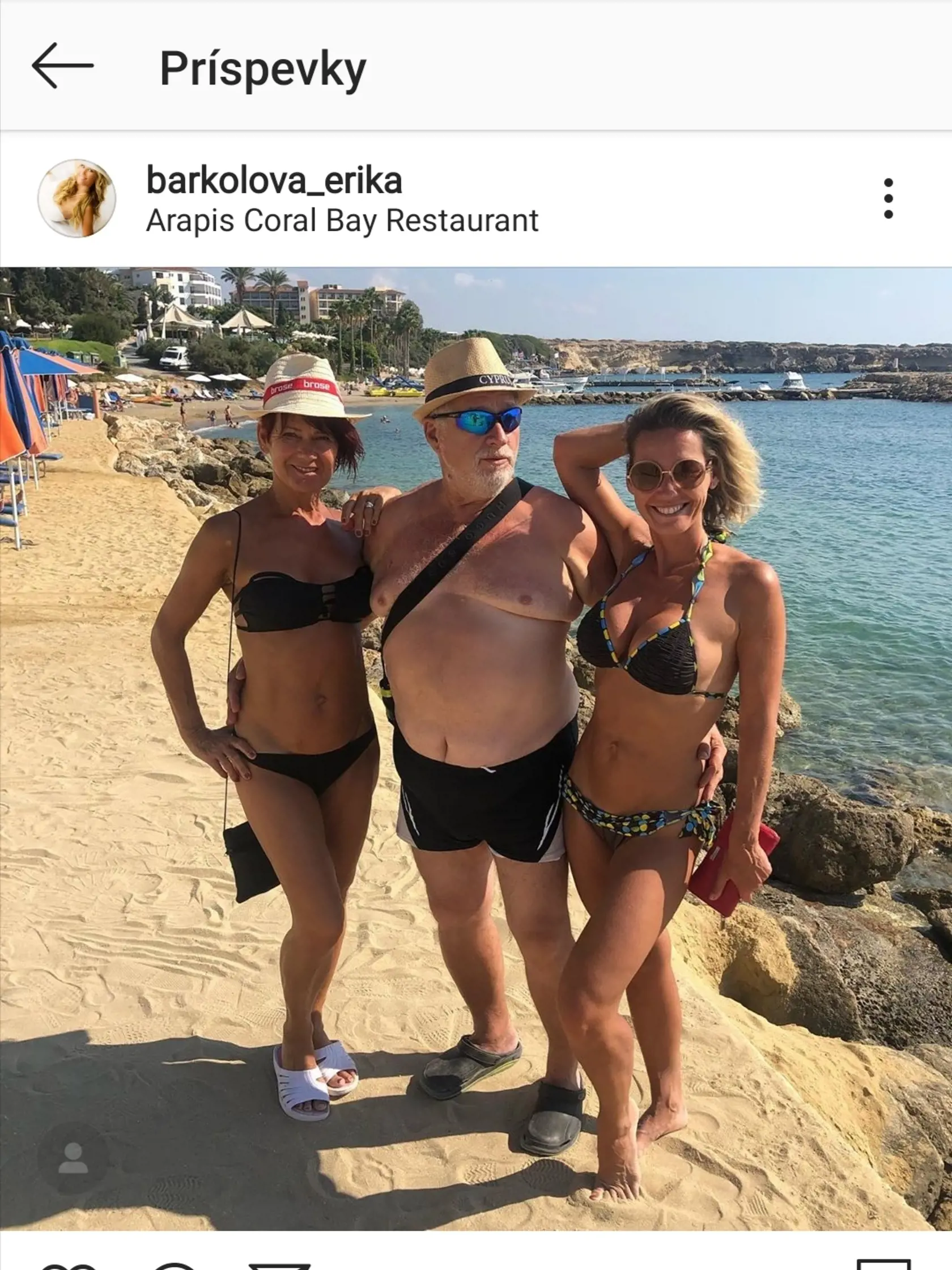 Erika s milovanými rodičmi Elenou a Eduardom.