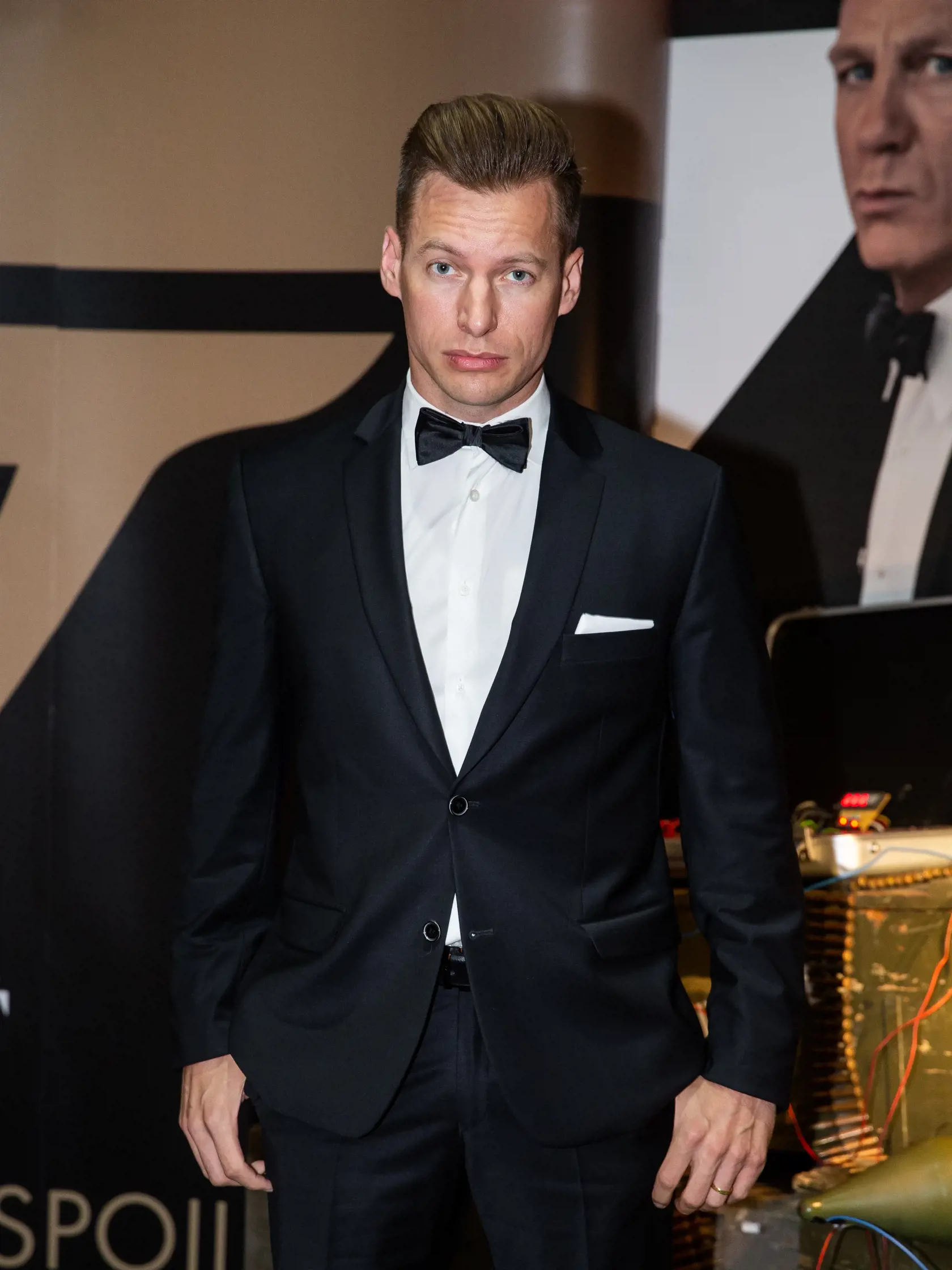 Premiéra filmu "James Bond - Nie je čas zomrieť" v Bratislave. Na snímke Thomas Puskailer.
