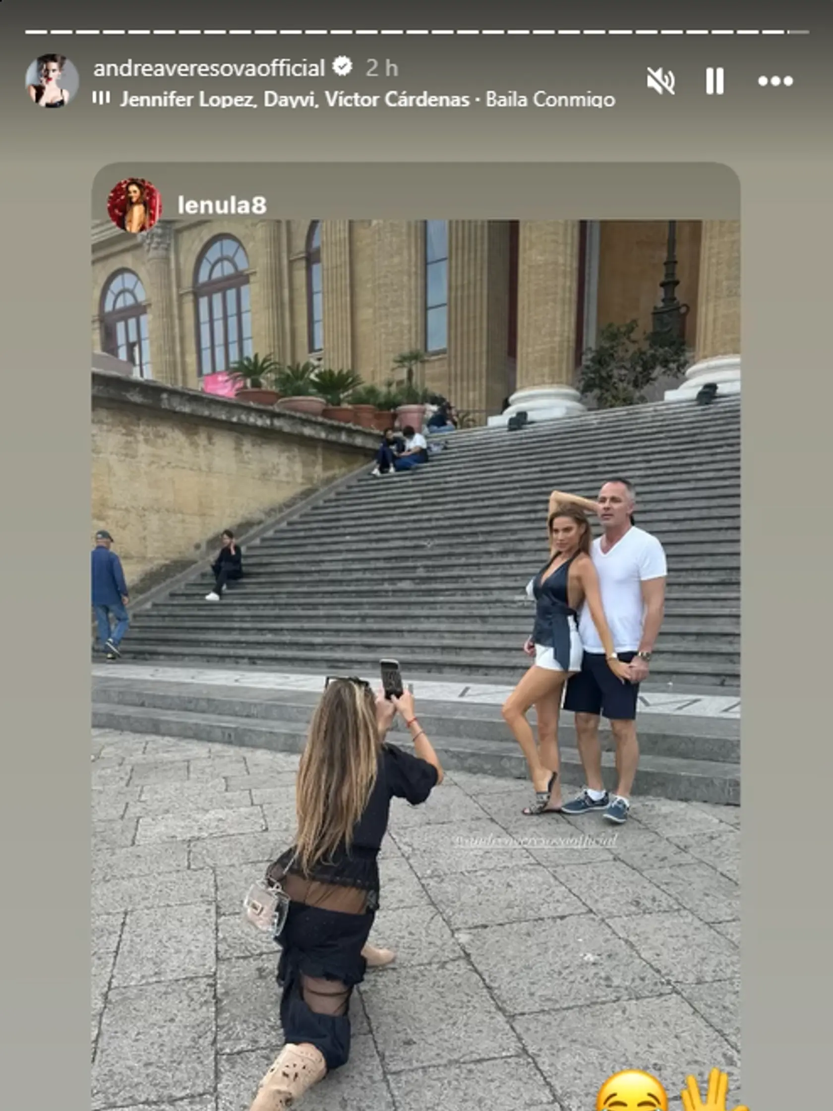 Zapózoval si aj manžel Daniel Volopich. 