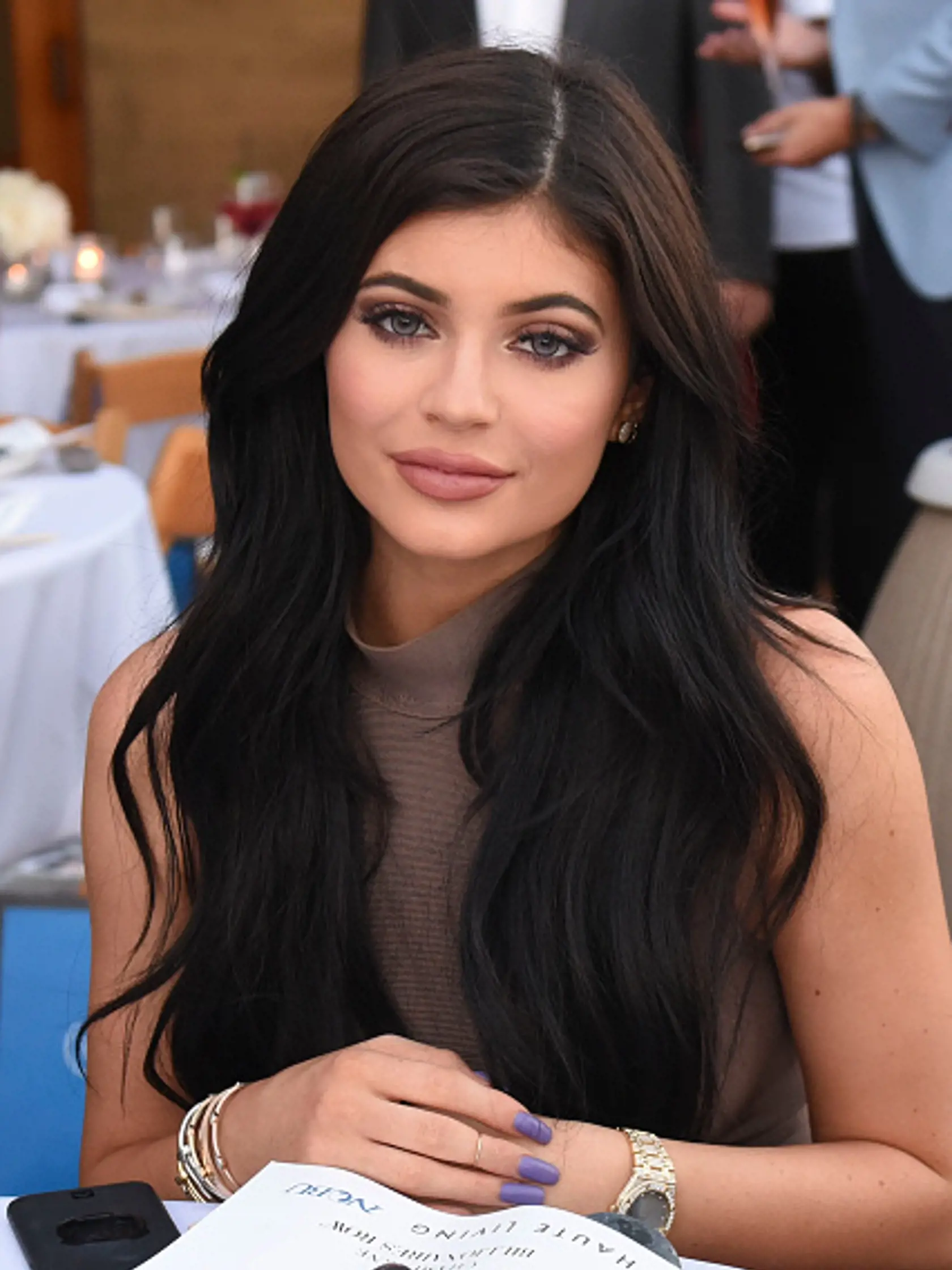 MALIBU, CA - AUGUST 24:  Kylie Jenner attends Westime Celebrates Kris Jenner's Haute Living Cover at Nobu Malibu on August 24, 2015 in Malibu, California.  (Photo by Vivien Killilea/Getty Images for Haute Living)