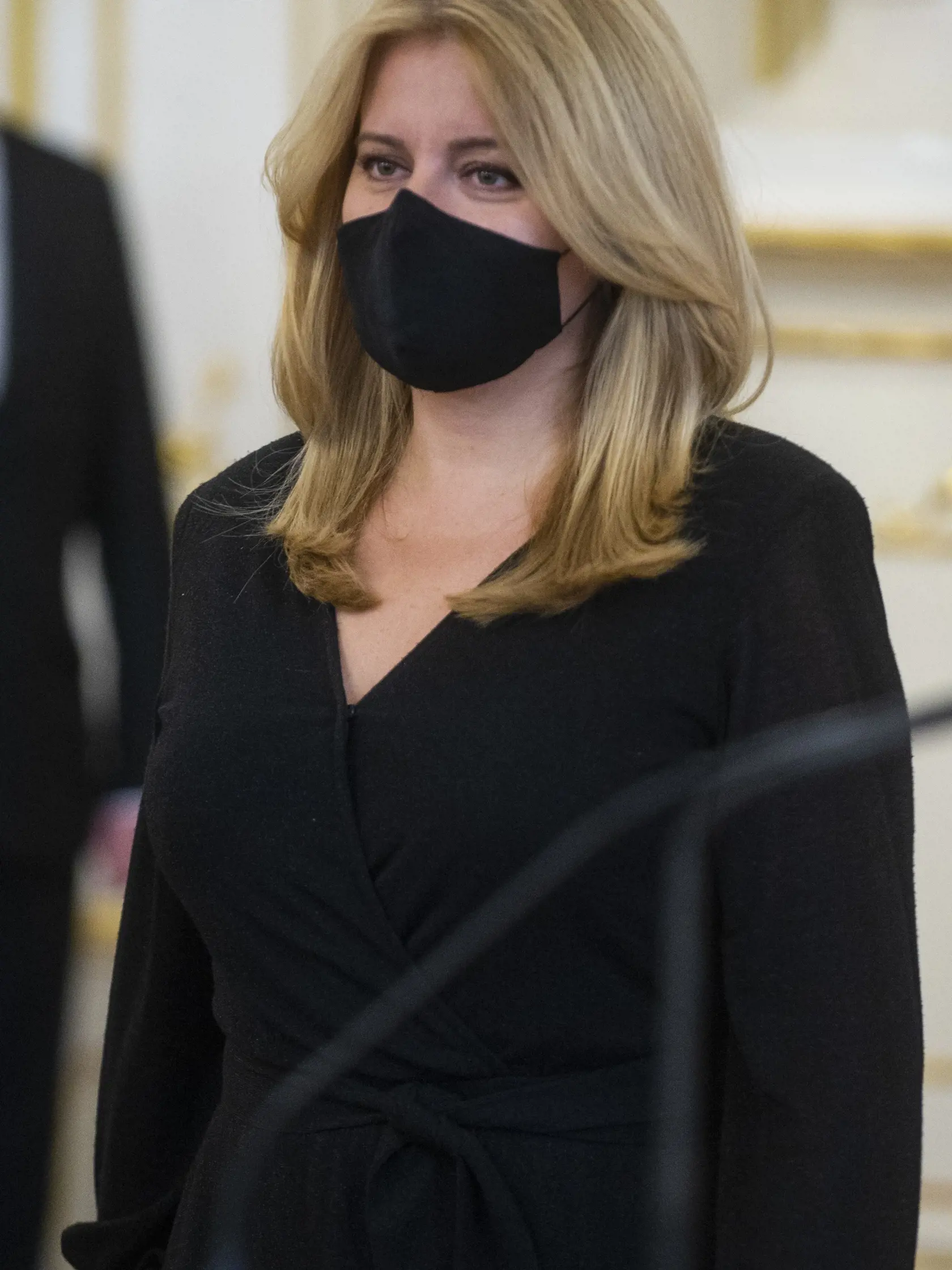 Na snímke prezidentka SR Zuzana Čaputová počas prijatia predstaviteľov Dobrovoľnej požiarnej ochrany (DPO) SR v stredu 6. októbra 2021 v Bratislave. FOTO TASR - Jakub Kotian