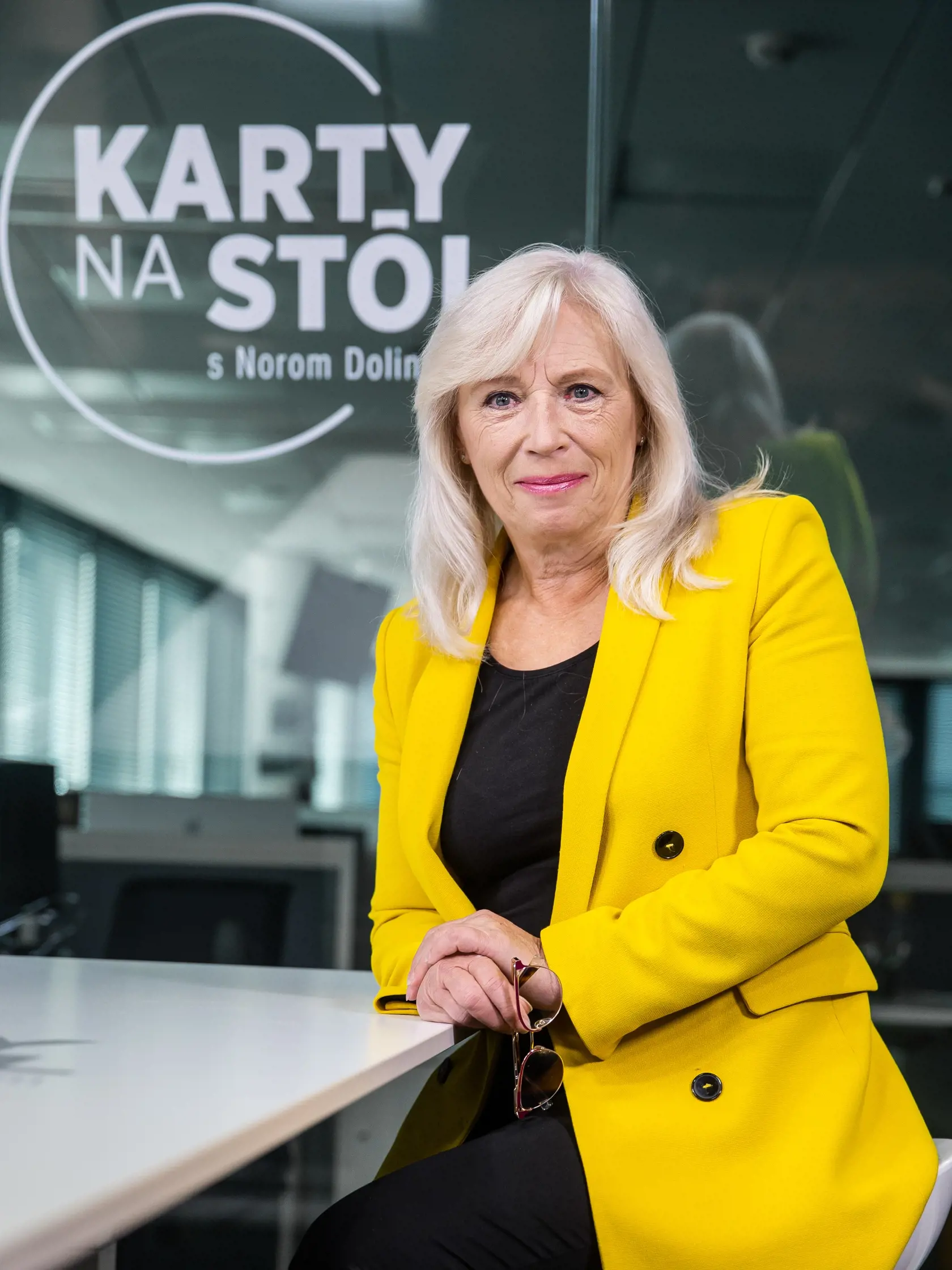 Diskusná relácia "Karty na stôl", ktorej hosťom bola Iveta Radičová.