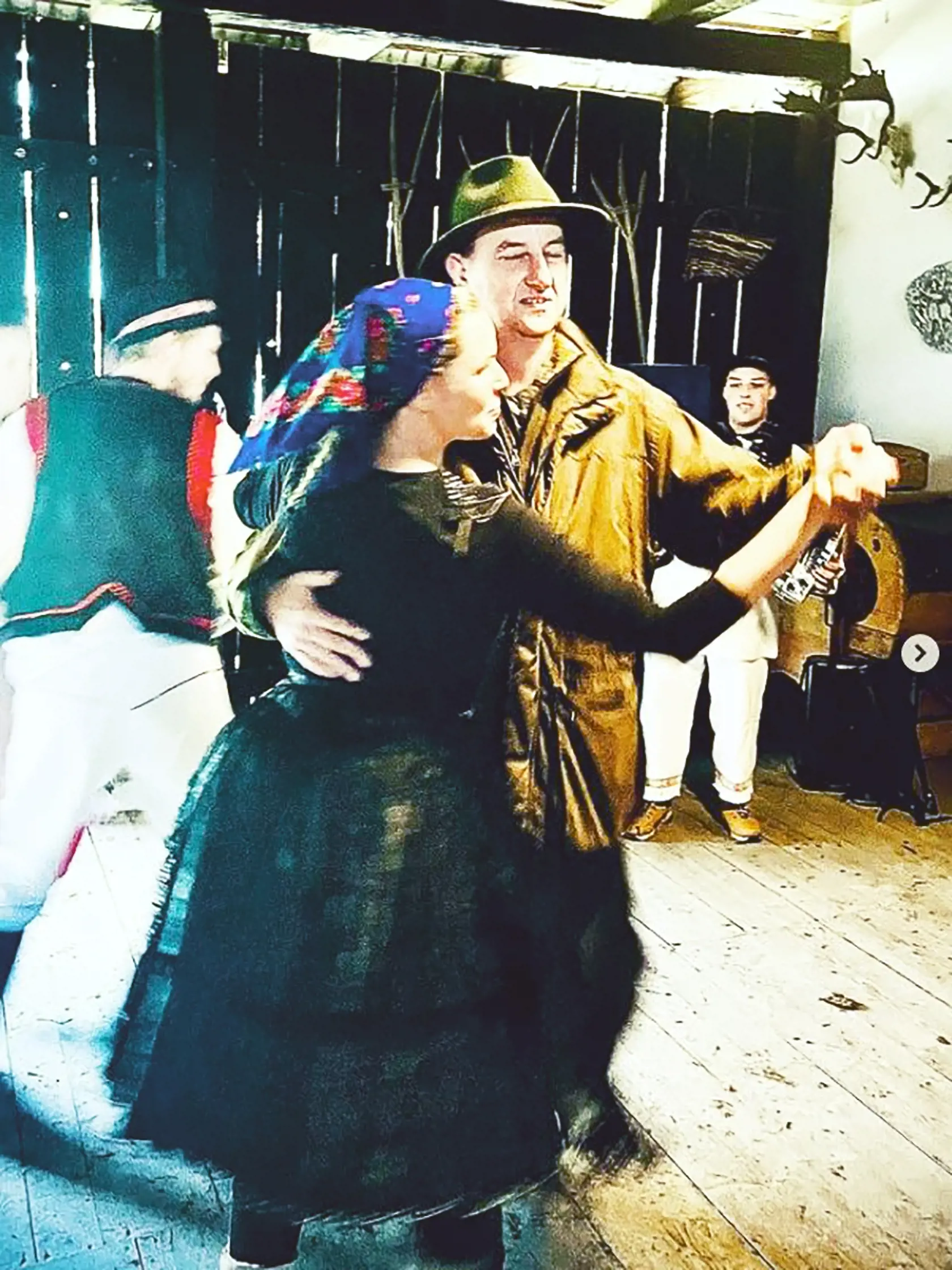 Bývalá tanečnica z Lúčnice Barbora Palovičová a Daniel Krajcer počas tanca.