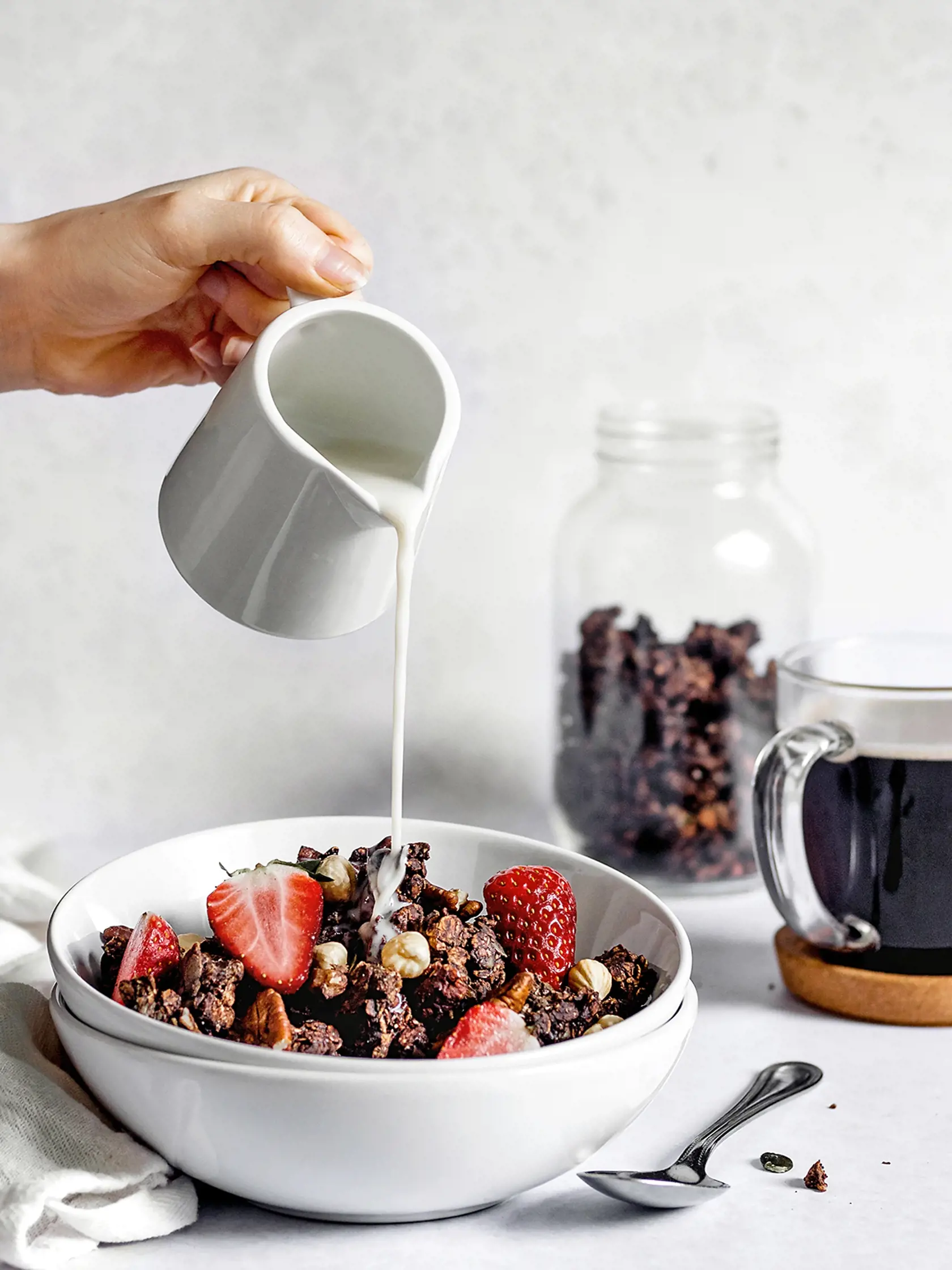 Čokoládová granola