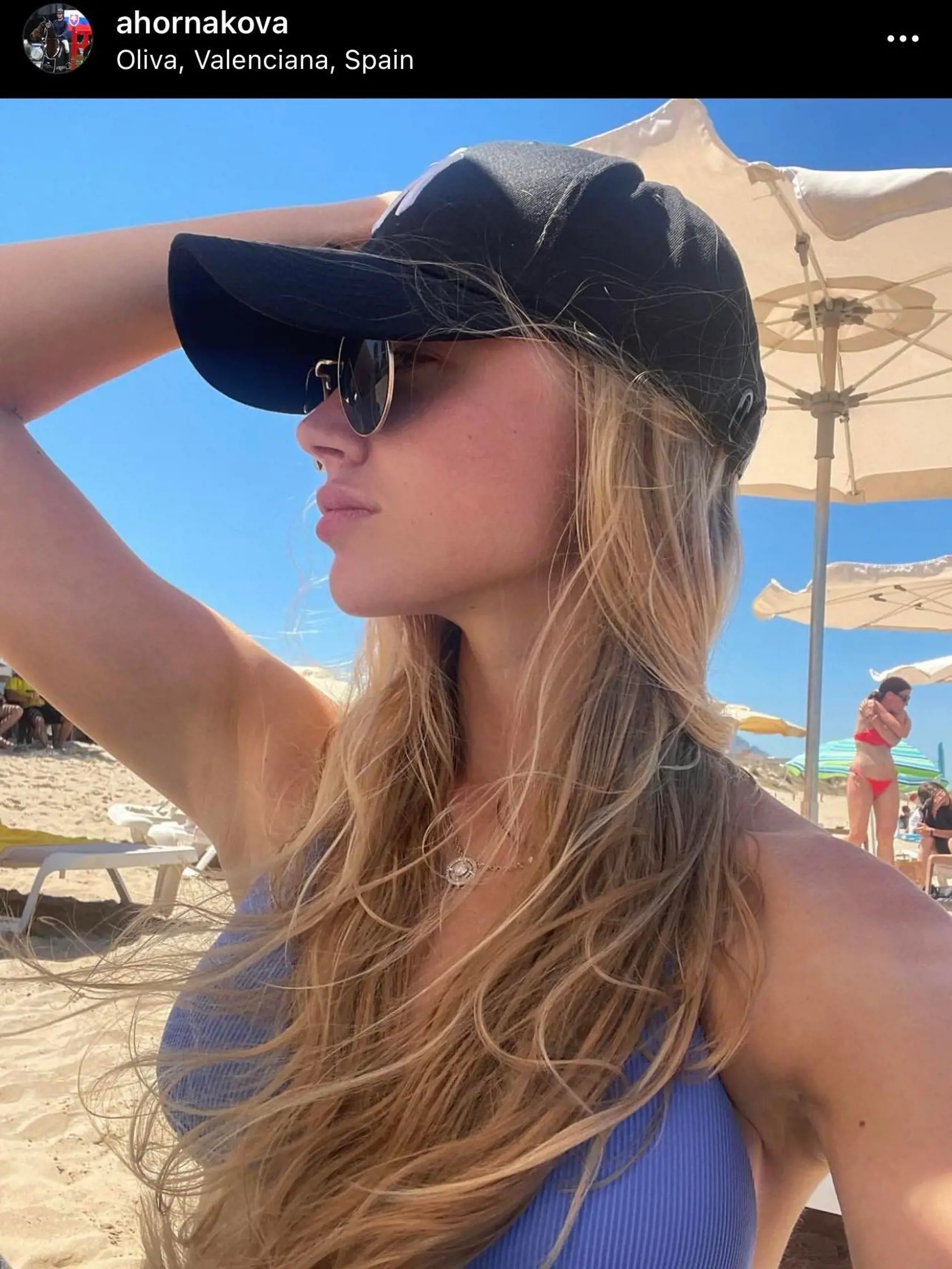 Alexandra Horňáková, dcéra Borisa Kollára, si užíva slnko v Španielsku.