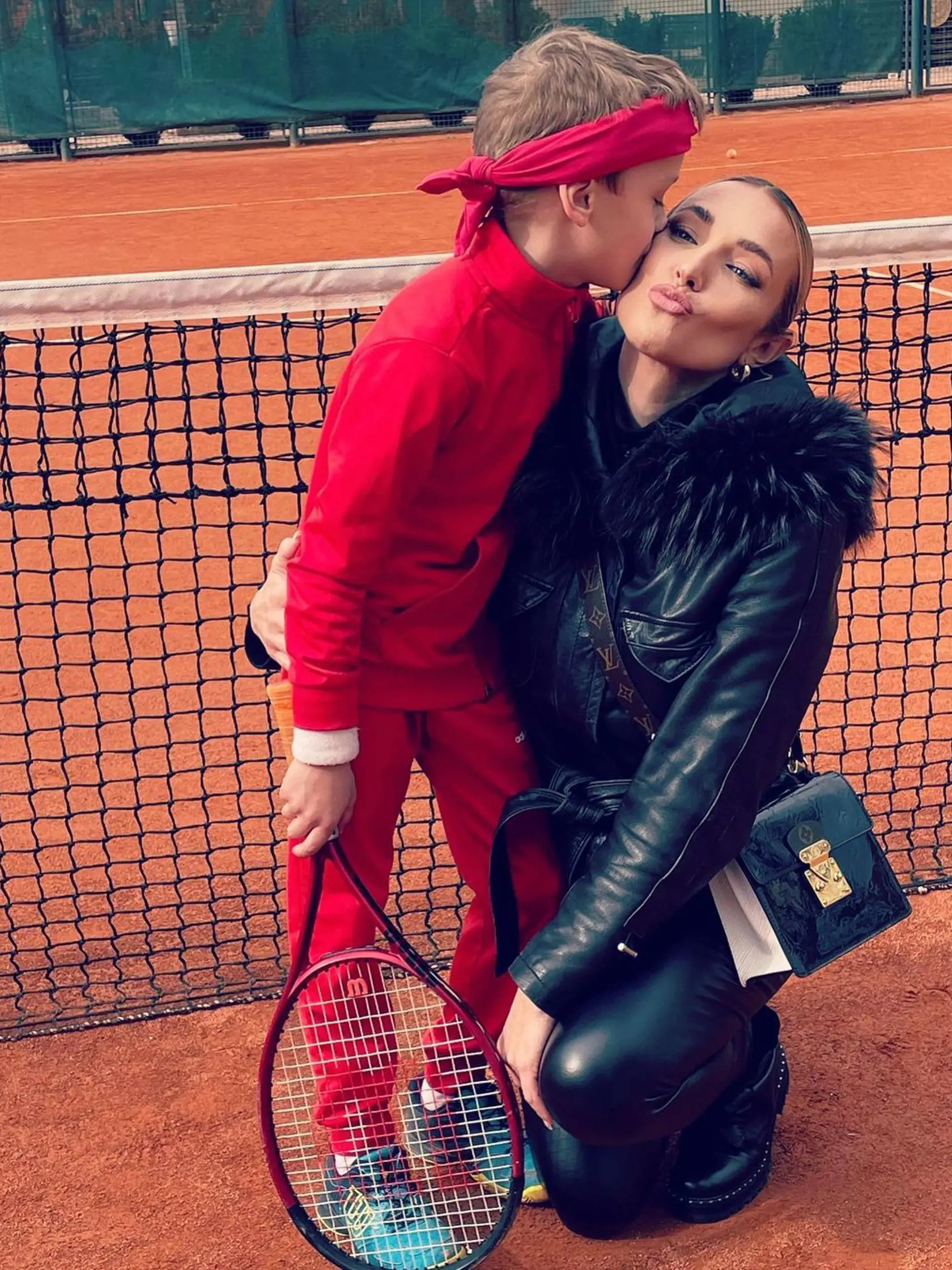 Moderátorka Simona Simanová so synom.