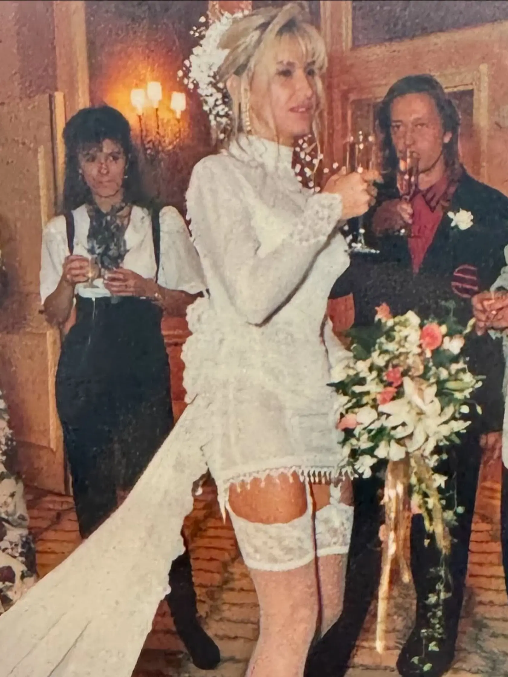 Carmen a Robert Geissovci počas ich svadby v roku 1994.