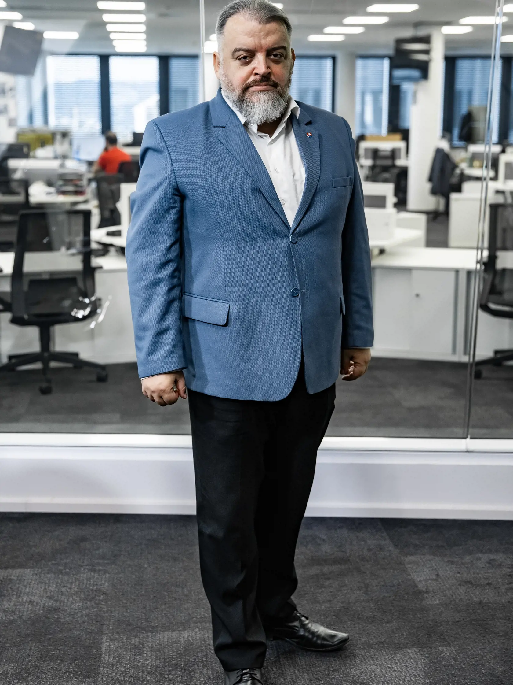 Na snímke je Eduard Chmelár, politický analytik.