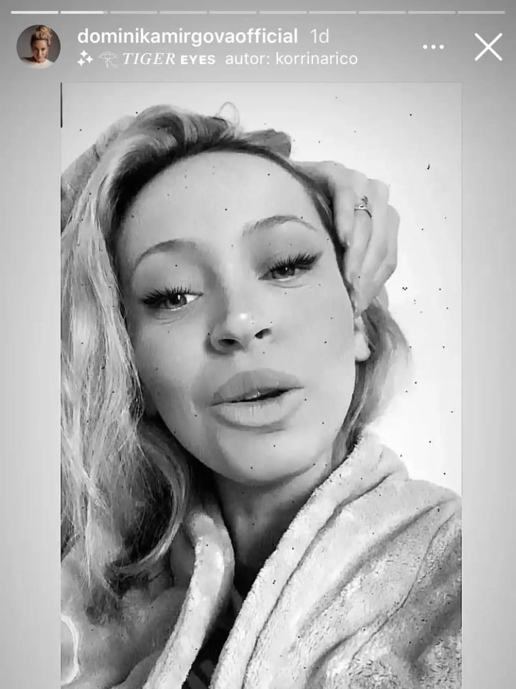 Dominika Mirgová opäť šokovala vizážou. Tentokrát však išlo o filter, no ten vyzeral, akoby naozaj podstúpila vylepšenie tváre.