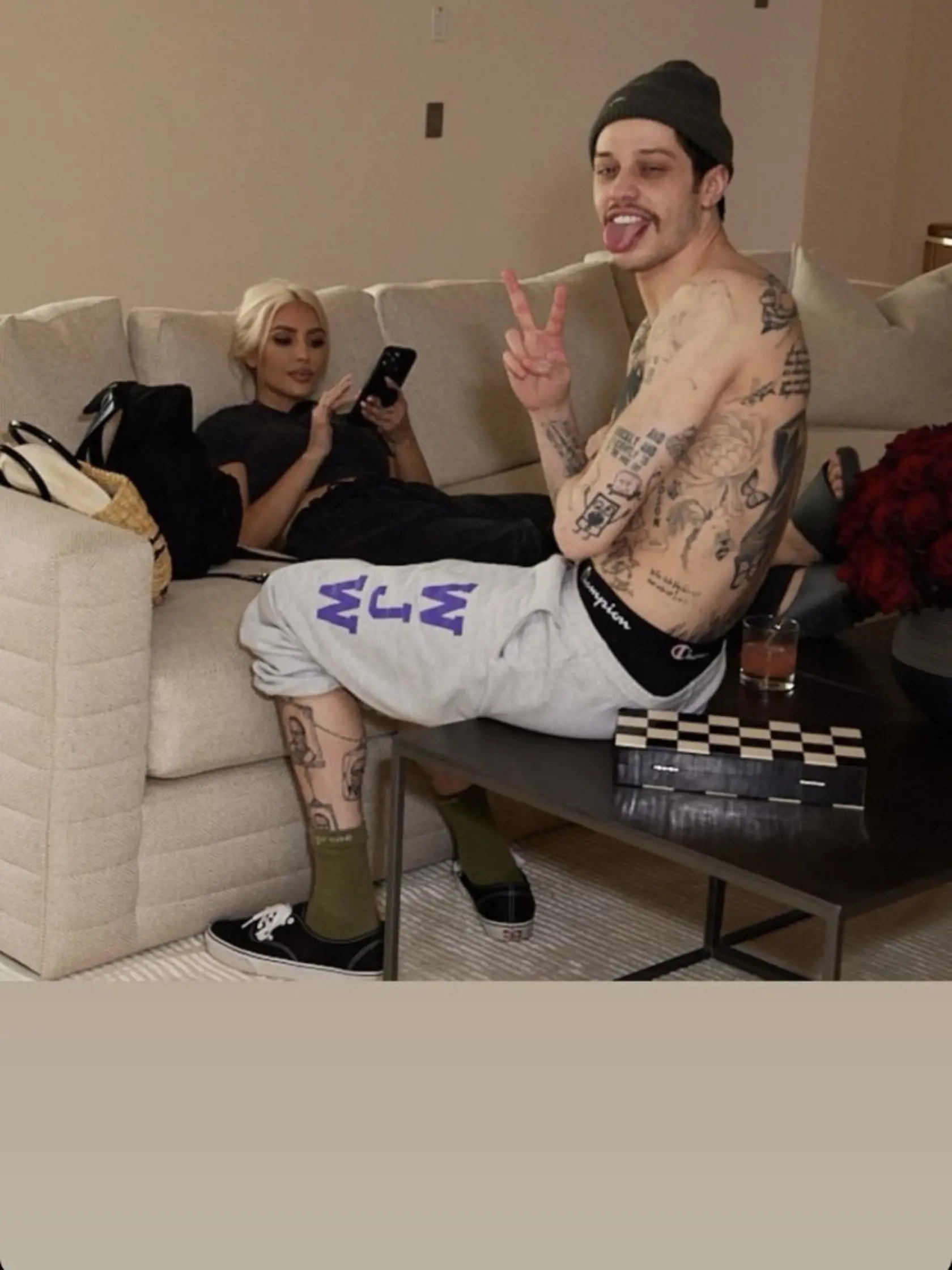 O zábery dvojice sa Kim podelila cez stories na svojom Instagrame.